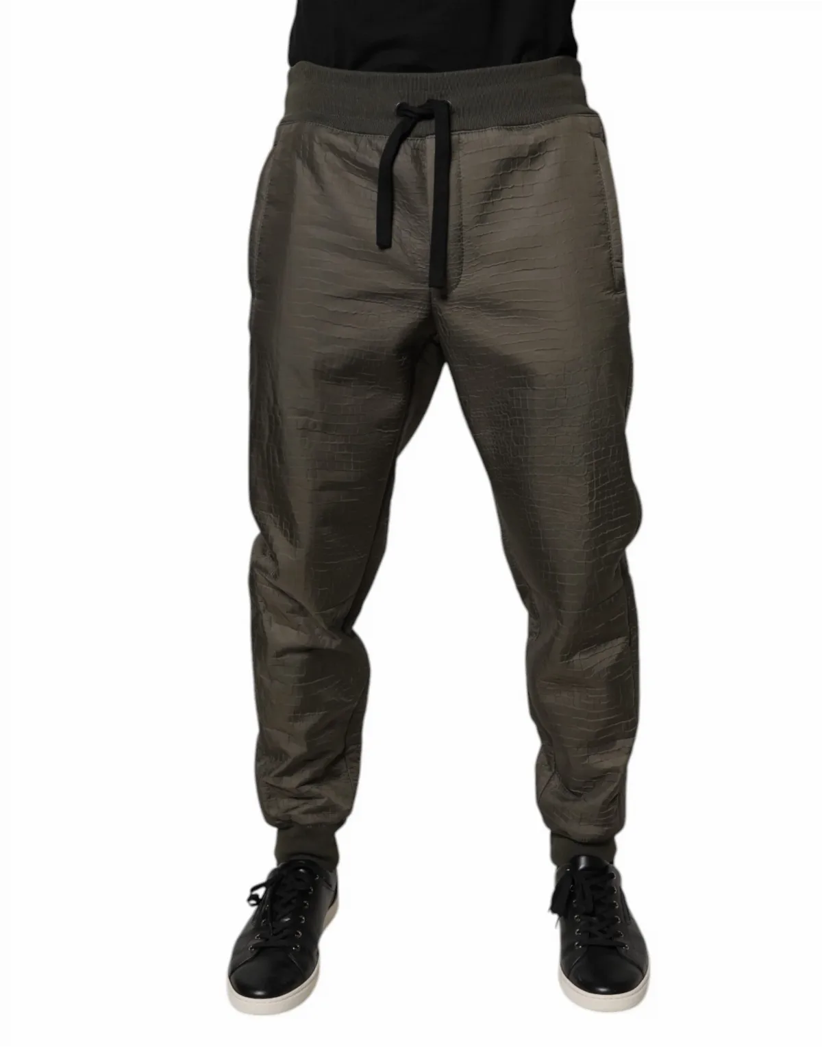 Lambskin Leather Joggers
