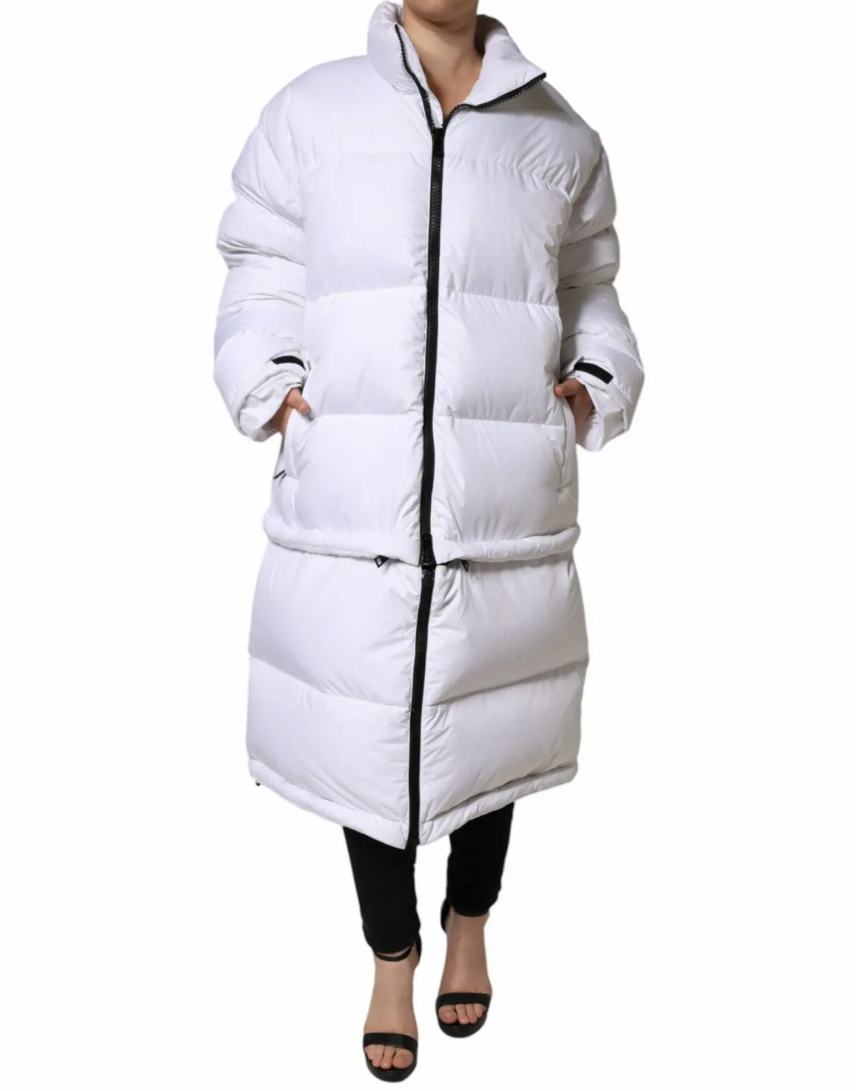 Quilted Nylon Puffer Down Jacket