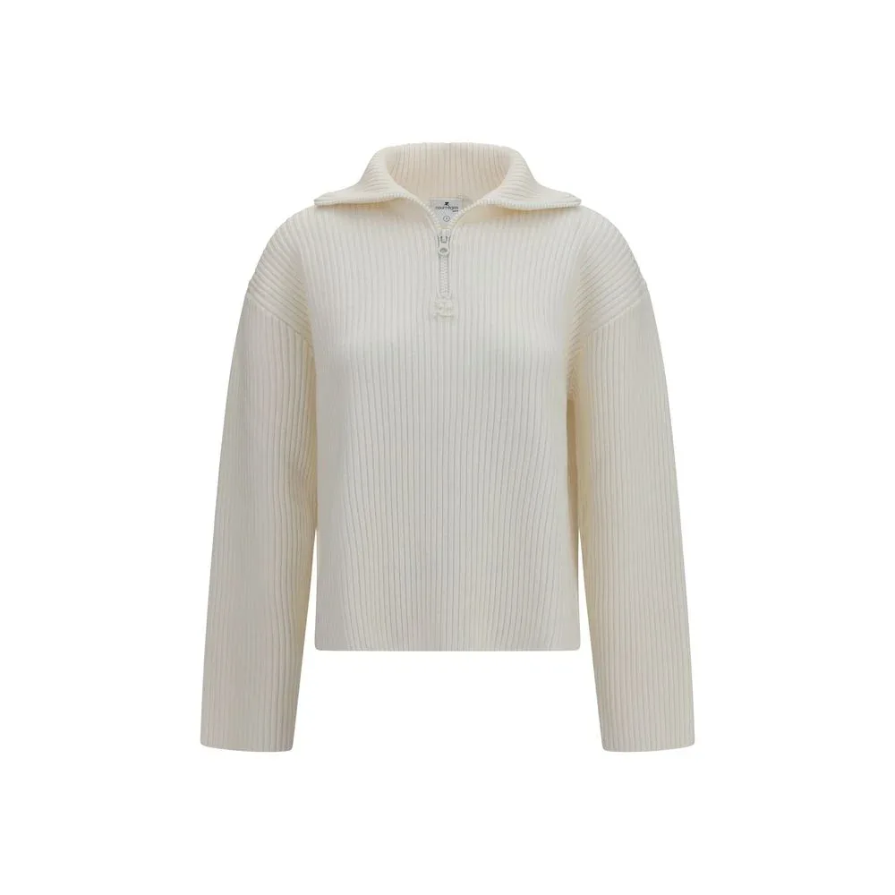 Ribbed Merino Wool Sweater by Courrèges