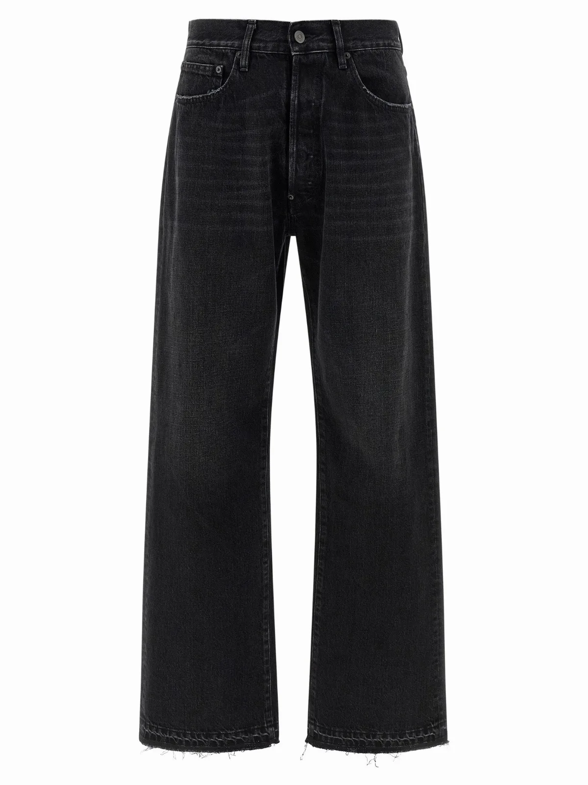Faded Japanese Cotton Denim Jeans
