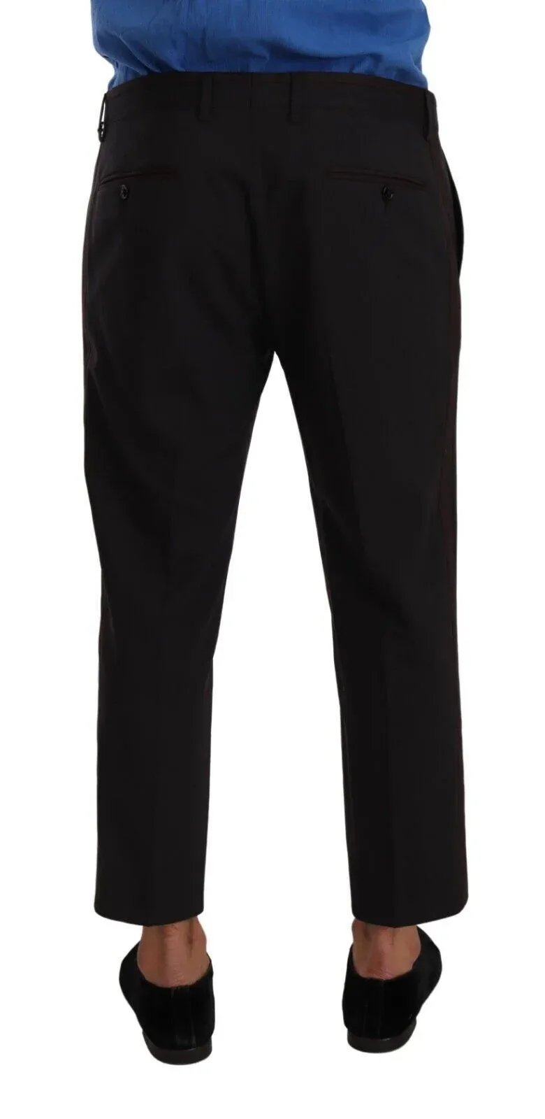 Virgin Wool Cropped Trousers