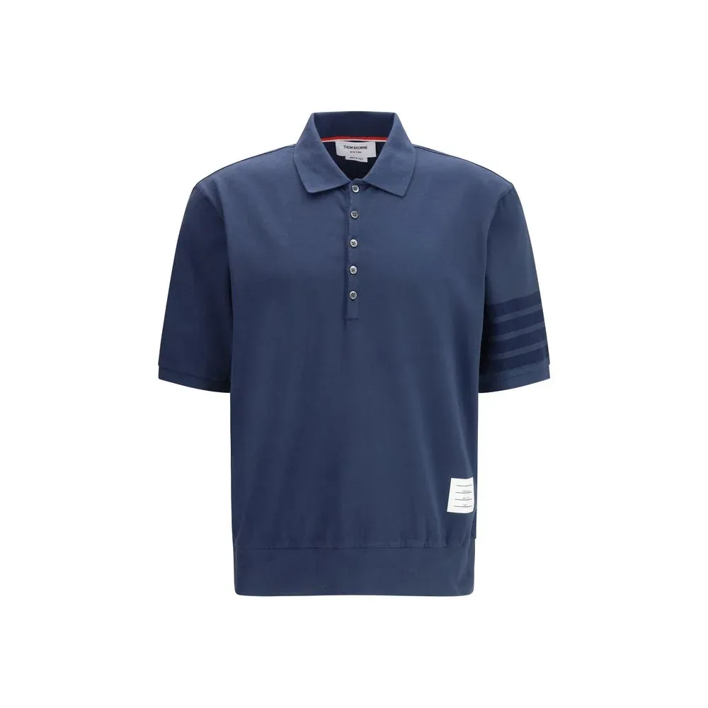 Striped Cotton Polo Shirt