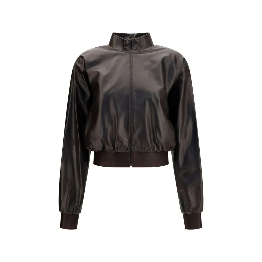 Nappa Leather Bomber Jacket