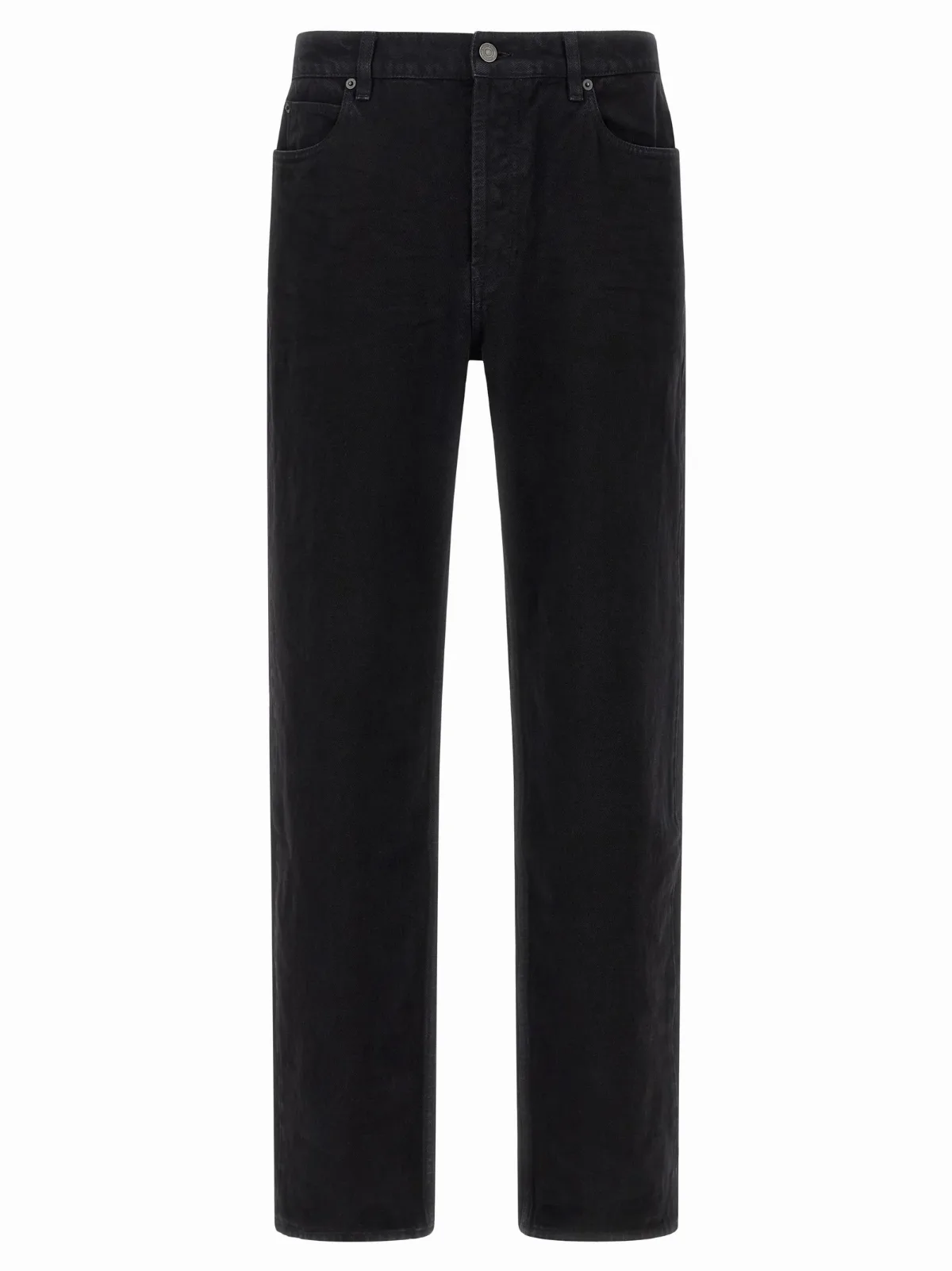 Cotton Straight-Leg Jeans