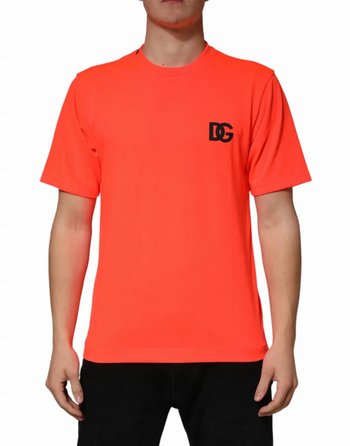 Logo-Embroidered Crew Neck T-Shirt by Dolce & Gabbana