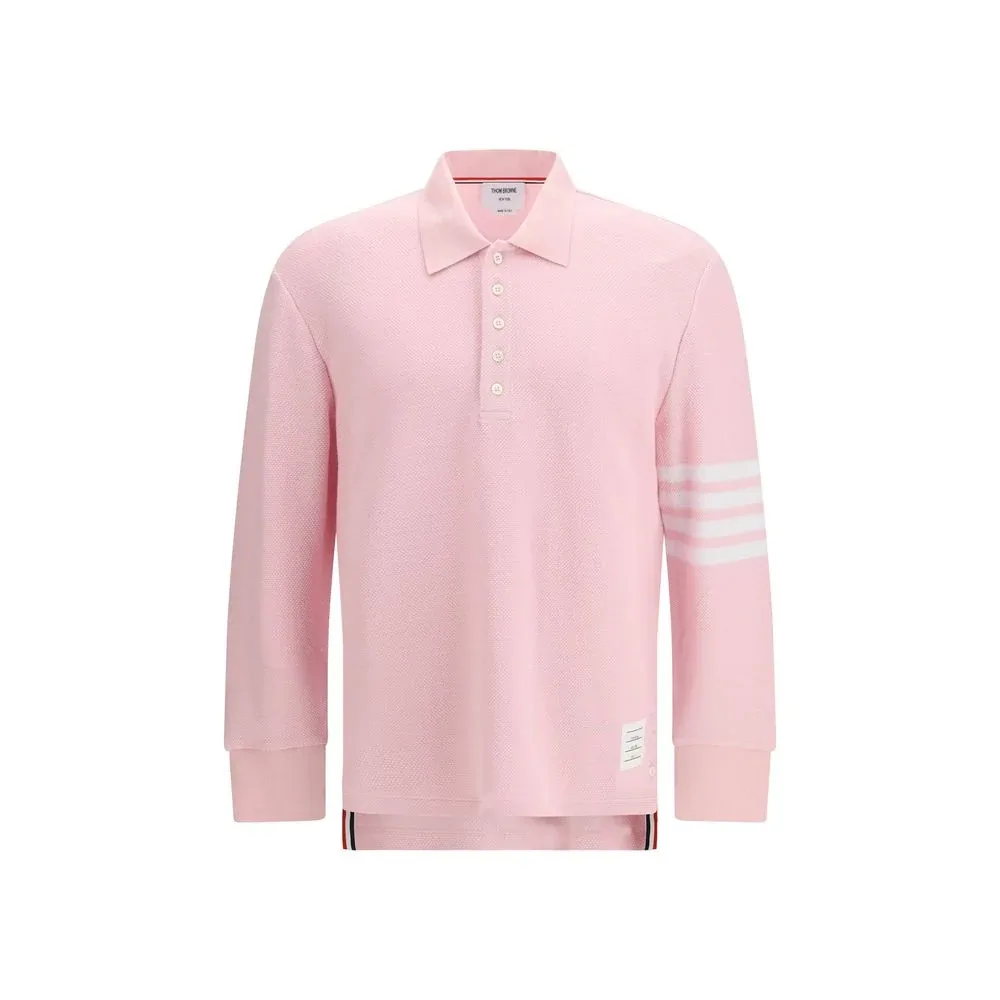 Textured Cotton Piqué 4-Bar Polo