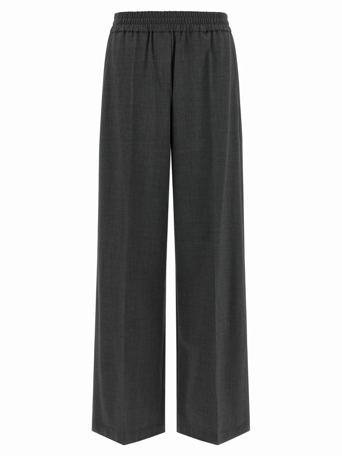 Virgin Wool Flared Trousers
