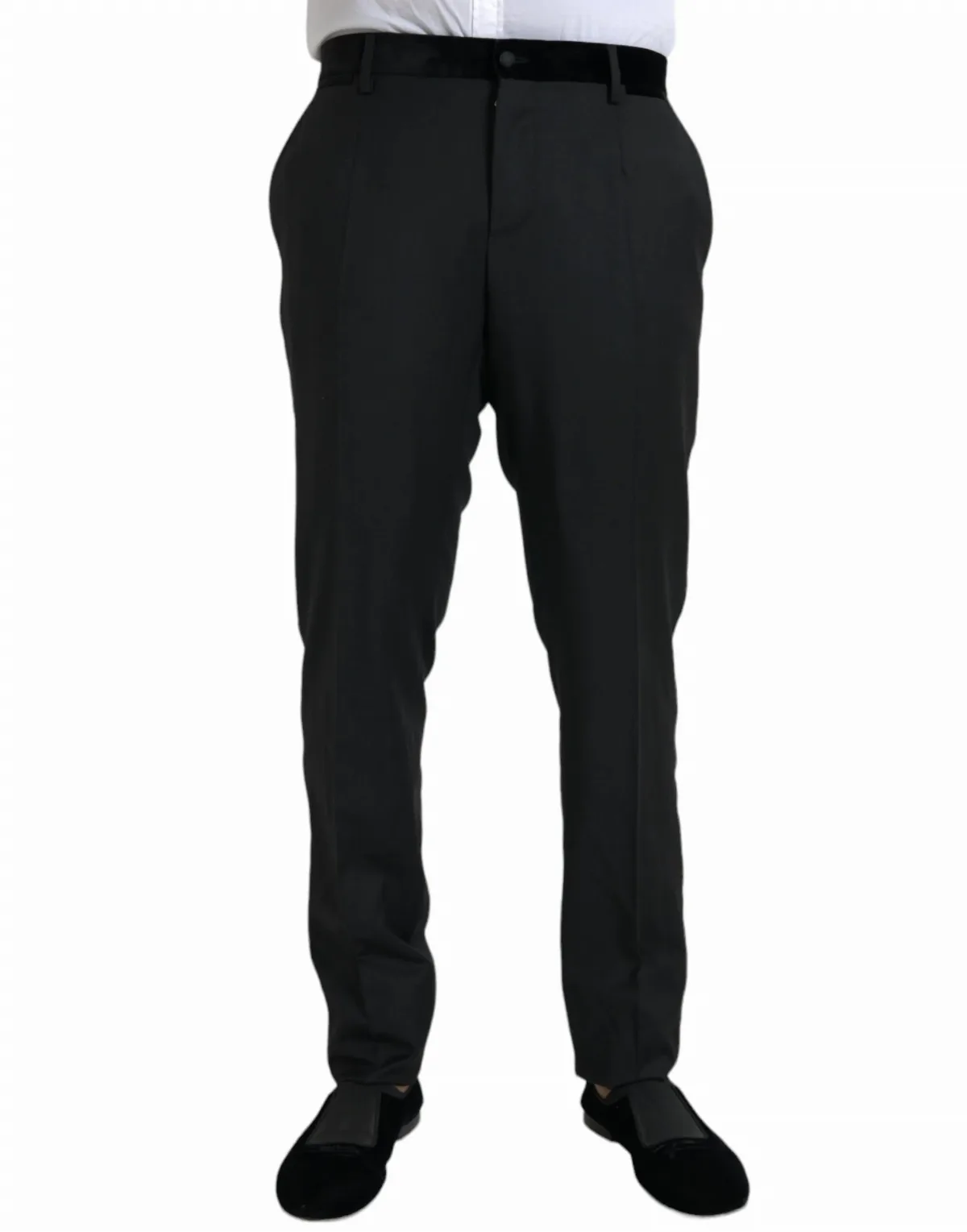 Silk-Wool Blend Trousers