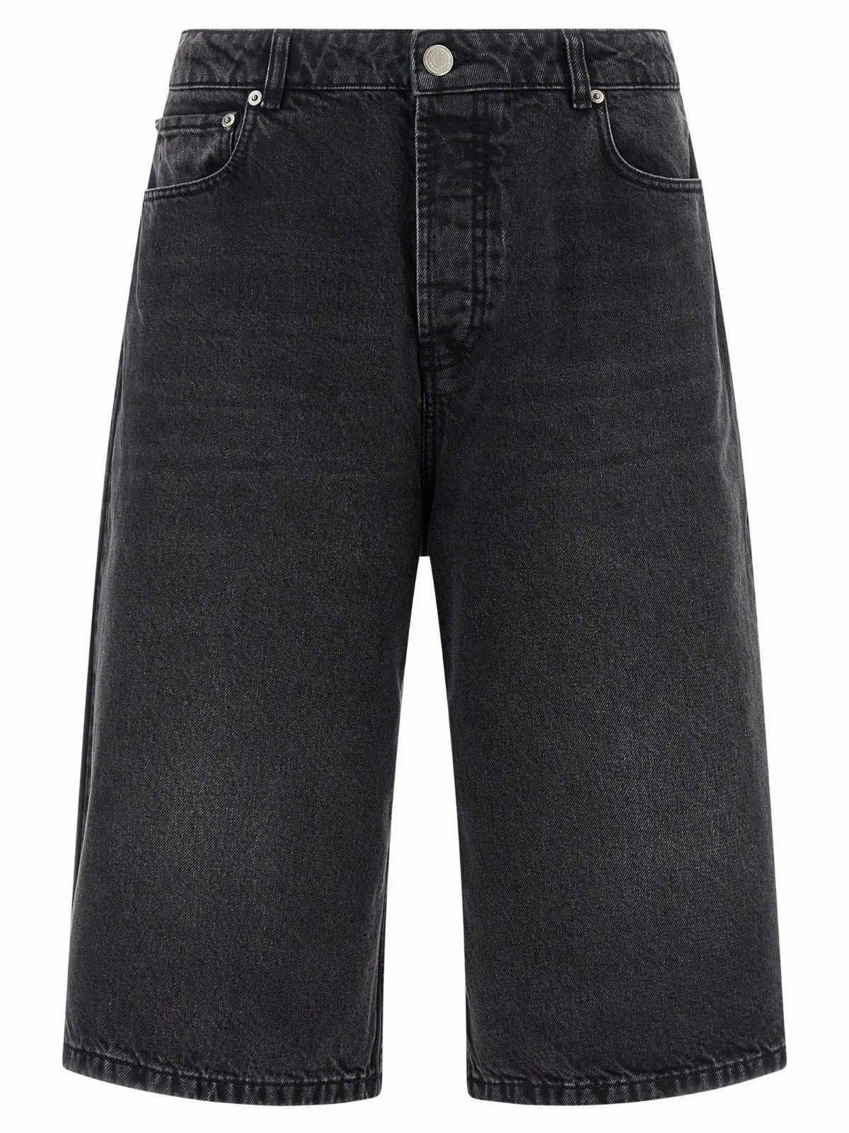 Garment-Dyed Cotton Bermuda Shorts