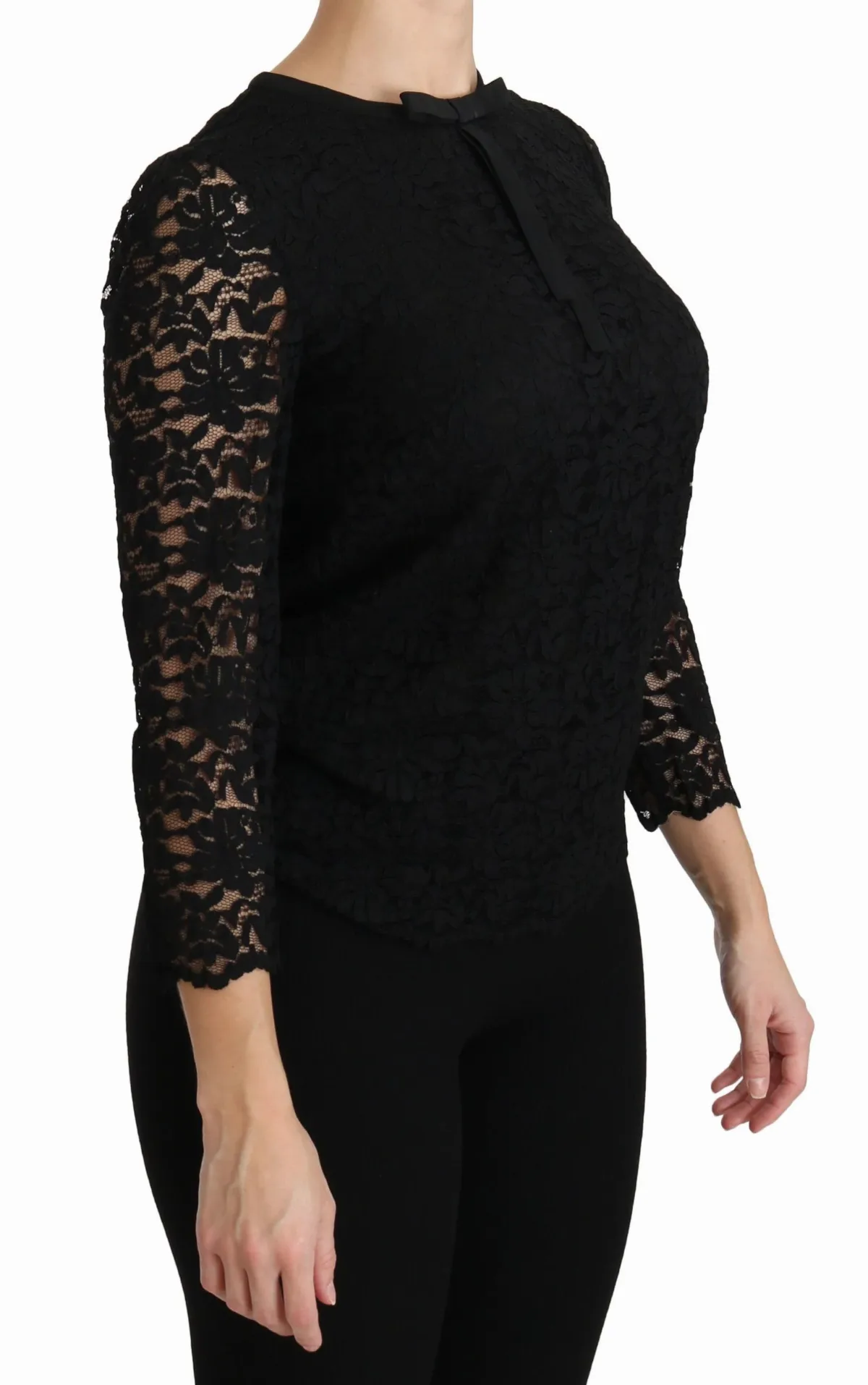 Lace Long-Sleeve Blouse