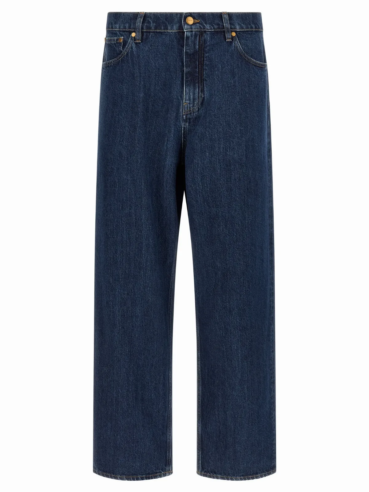 Cotton Straight-Leg Jeans