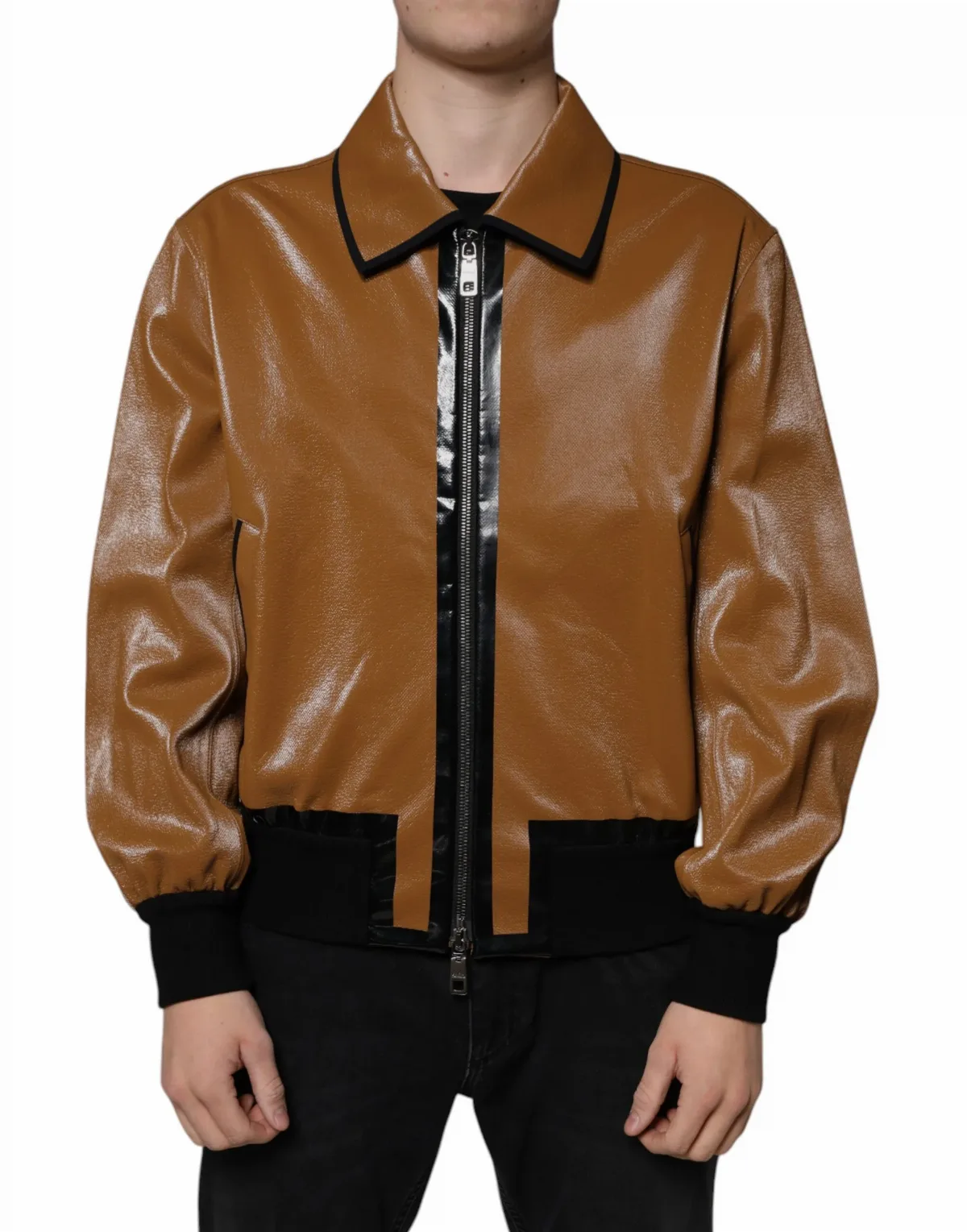 Leather Bomber Jacket