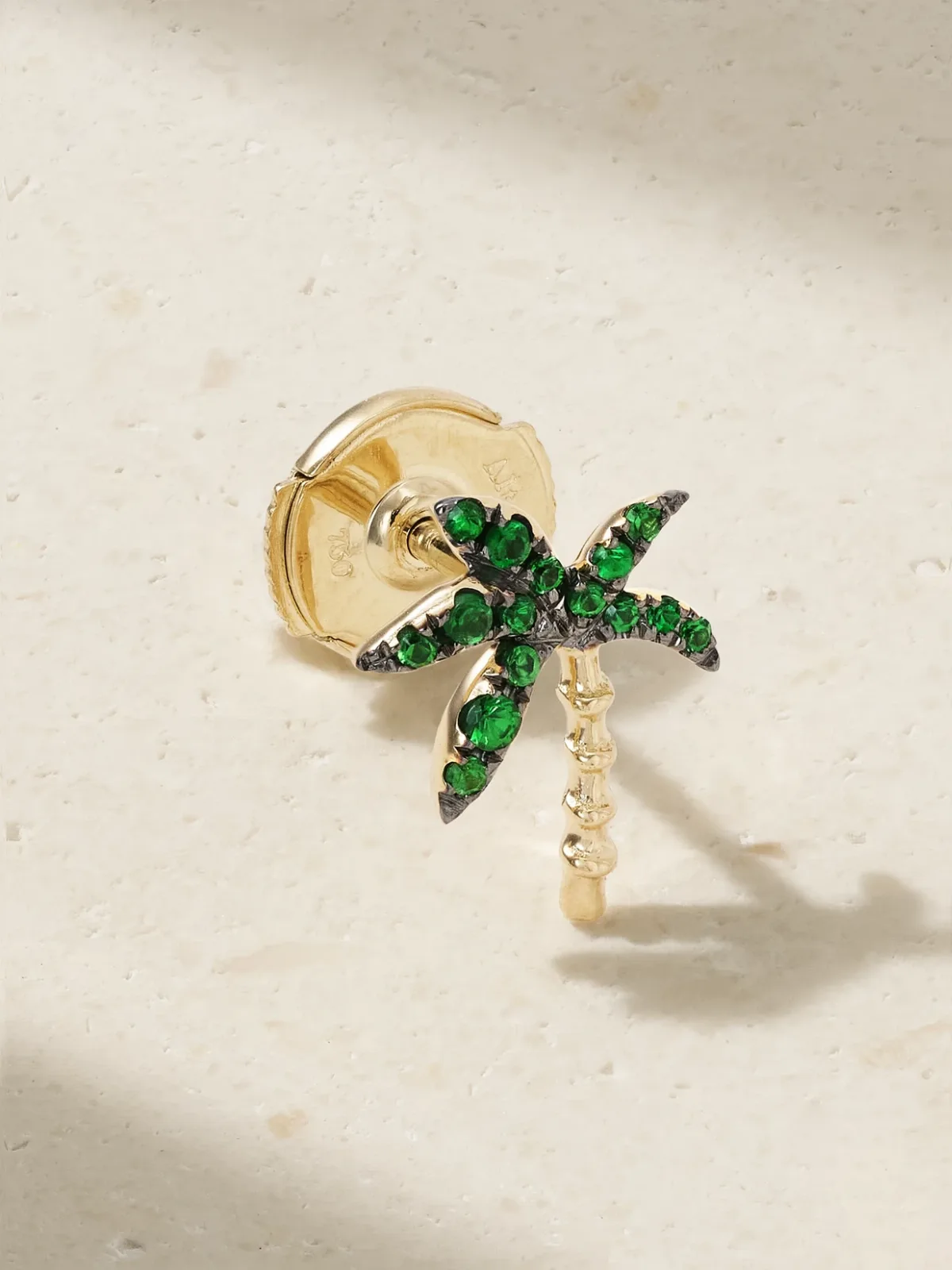 - 18-karat Gold Tsavorite Earring - by Yvonne Léon