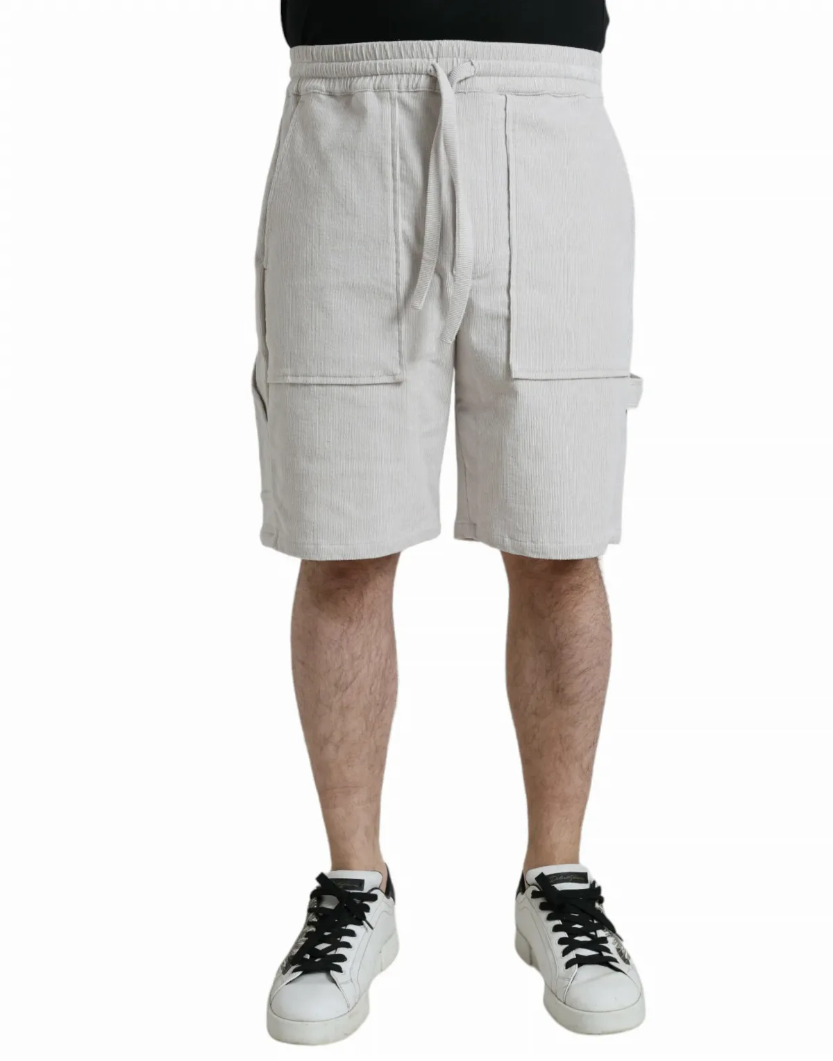 Cotton Corduroy Bermuda Shorts