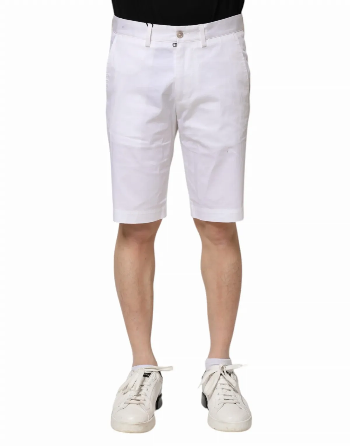 Cotton Stretch Bermuda Shorts