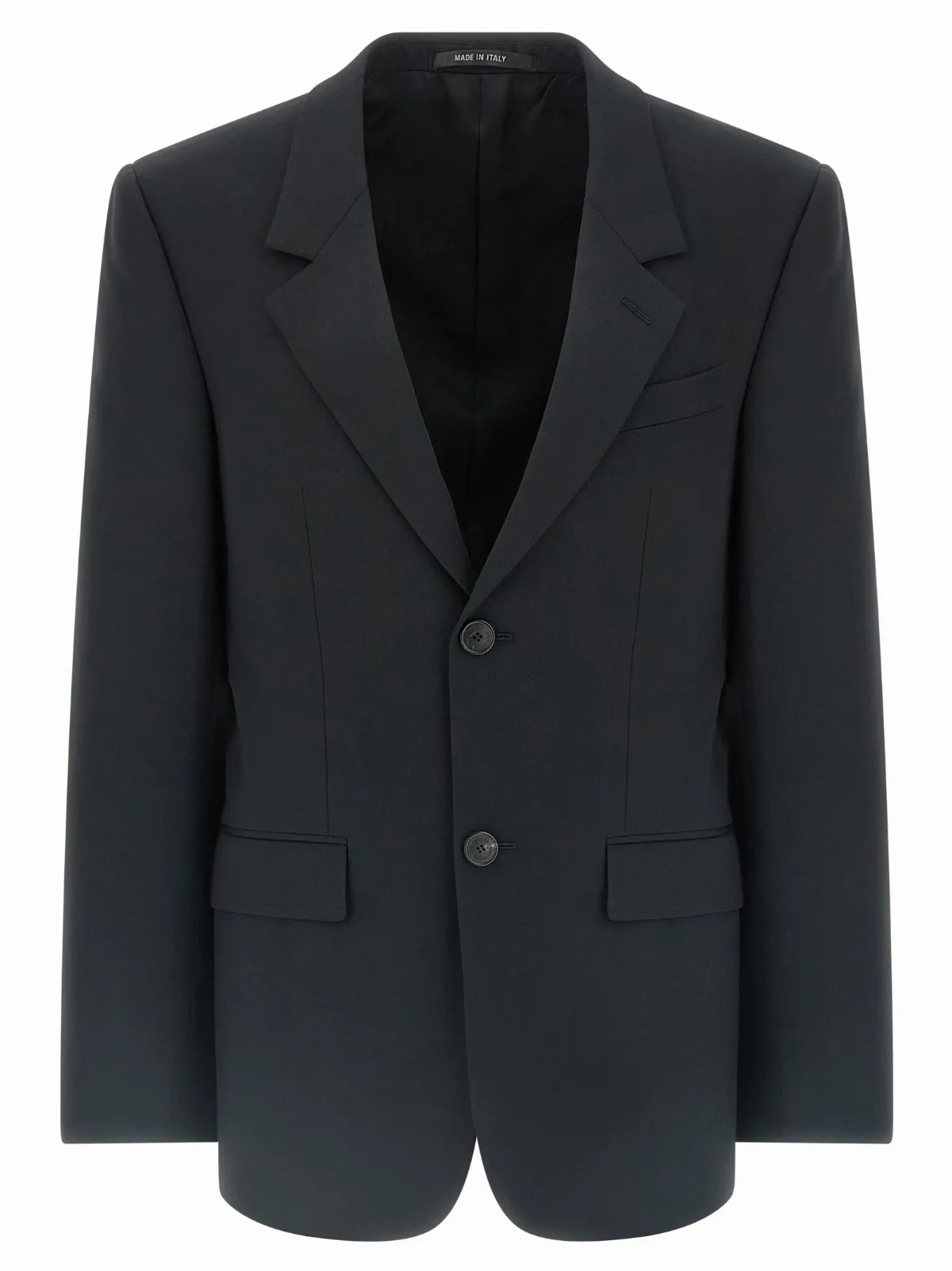 Single-Breasted Wool Blazer