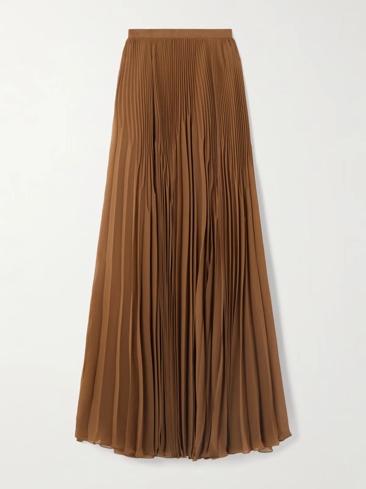 - Marsha Pleated Chiffon Maxi Skirt -
