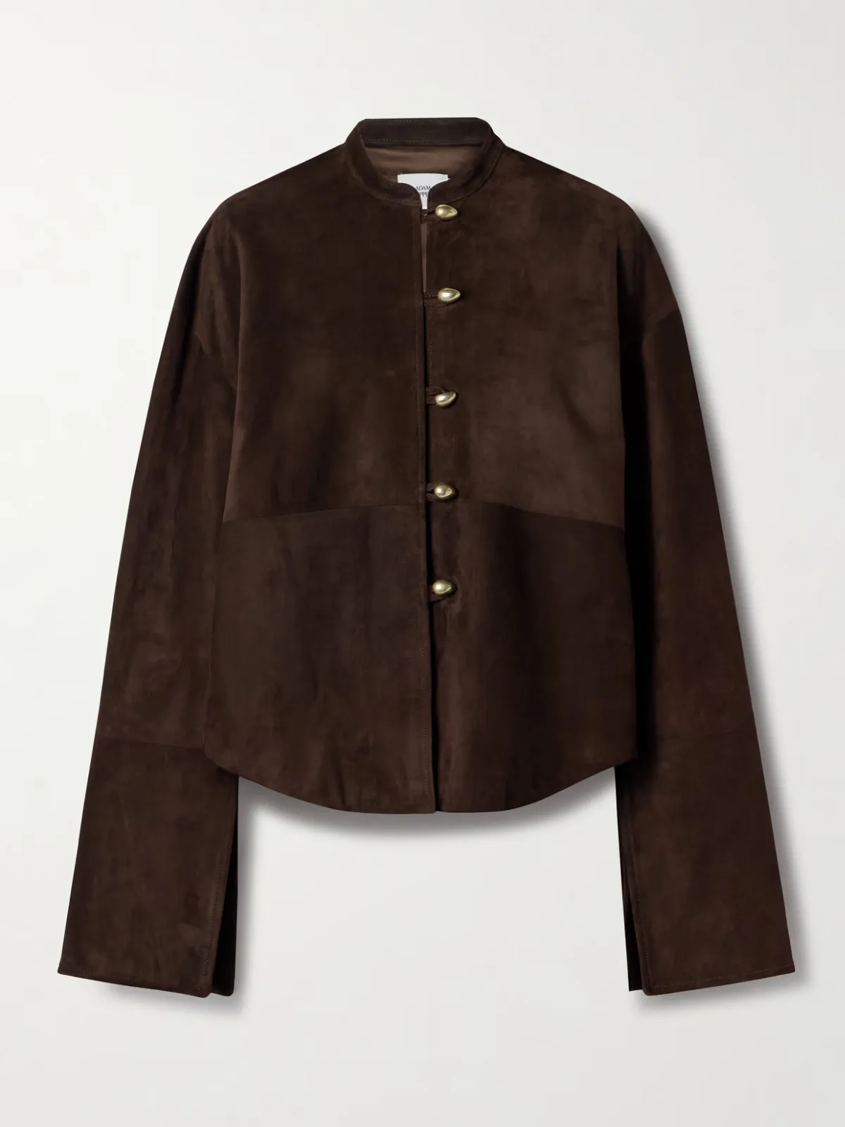 - Rhys Paneled Suede Jacket -