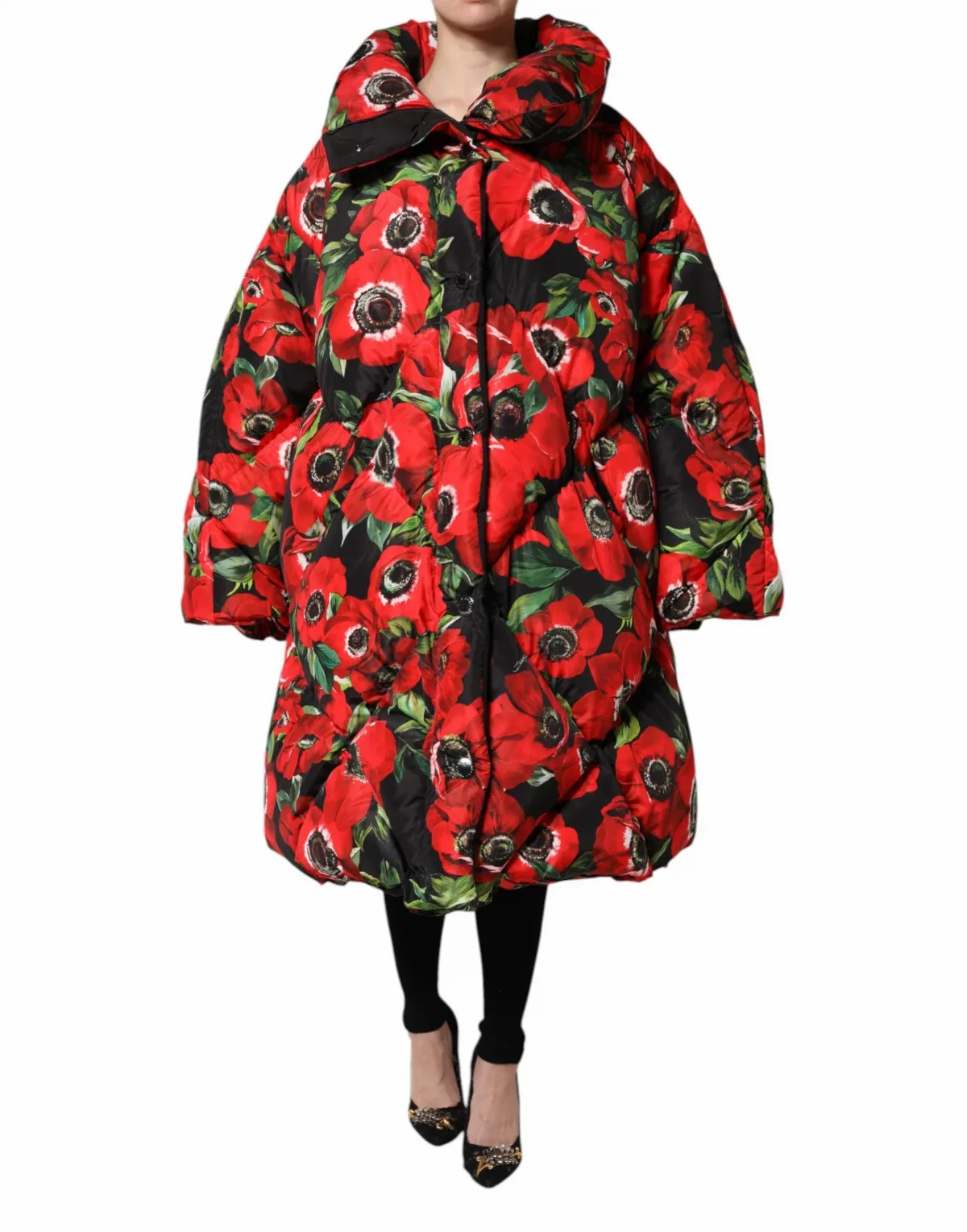 Floral Printed Down Jacket