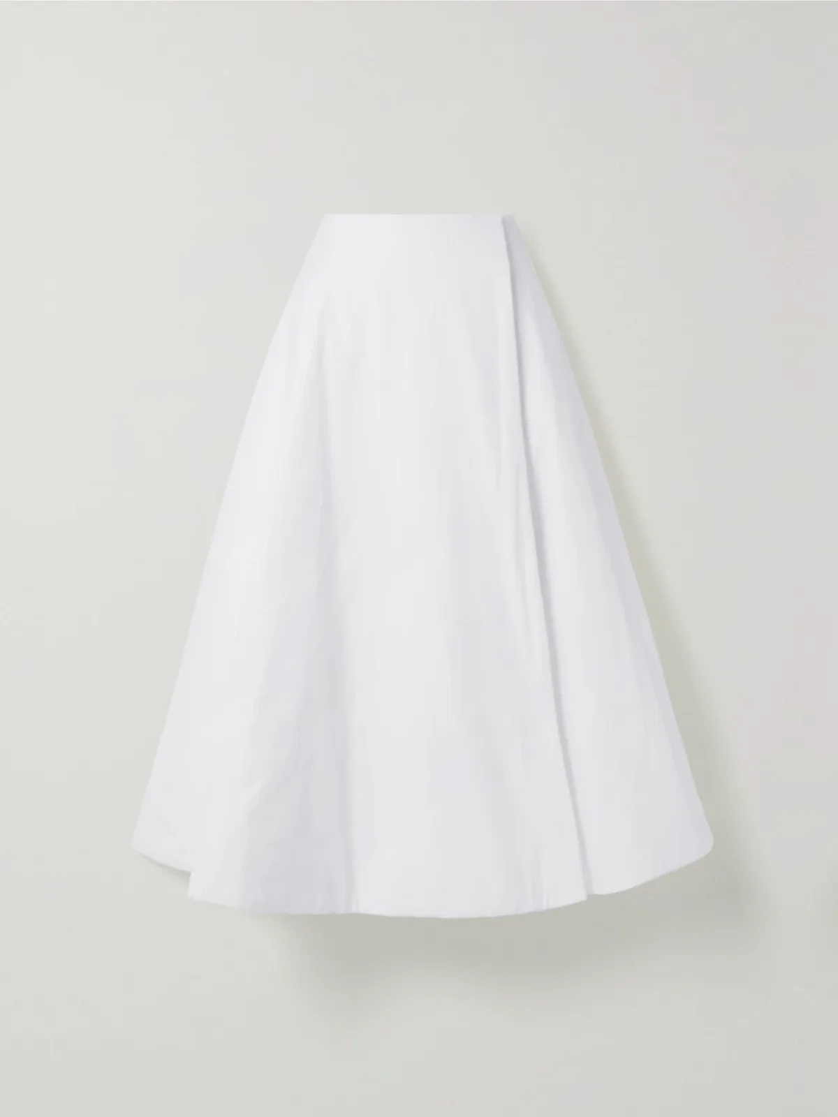 - Jaco Padded Cotton Wrap Midi Skirt -
