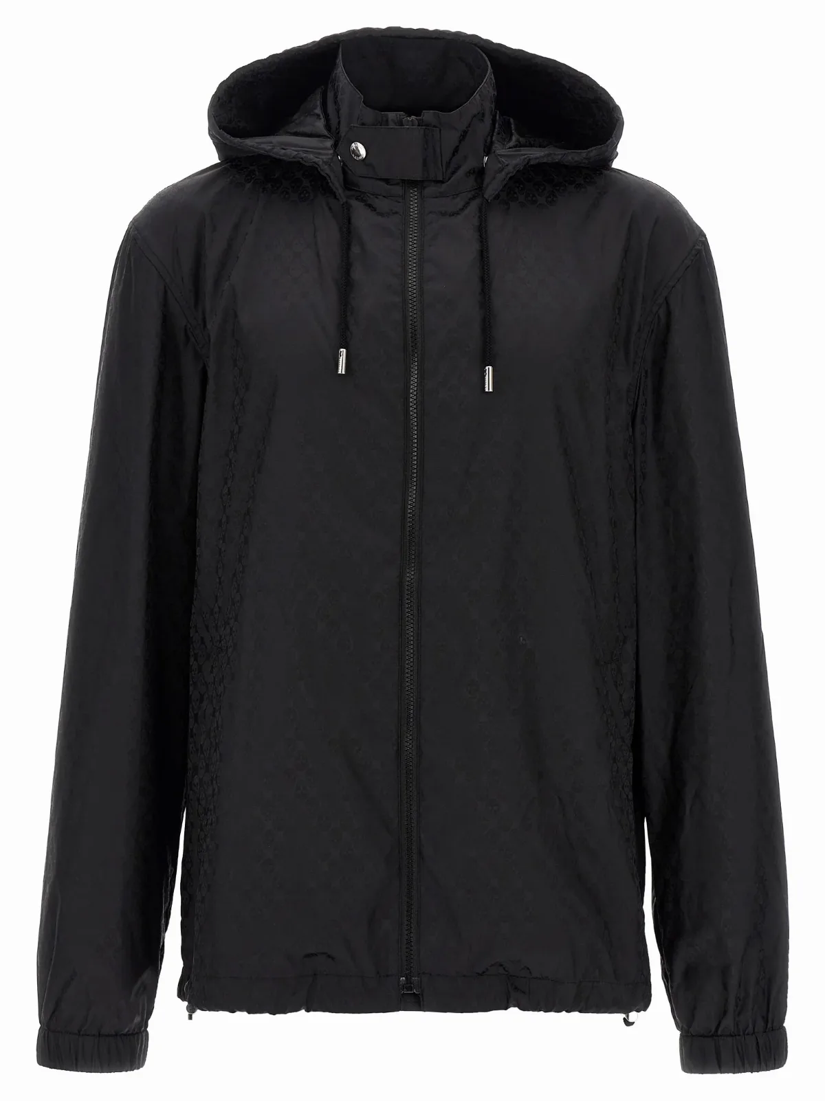 Skull-Jacquard Nylon Jacket