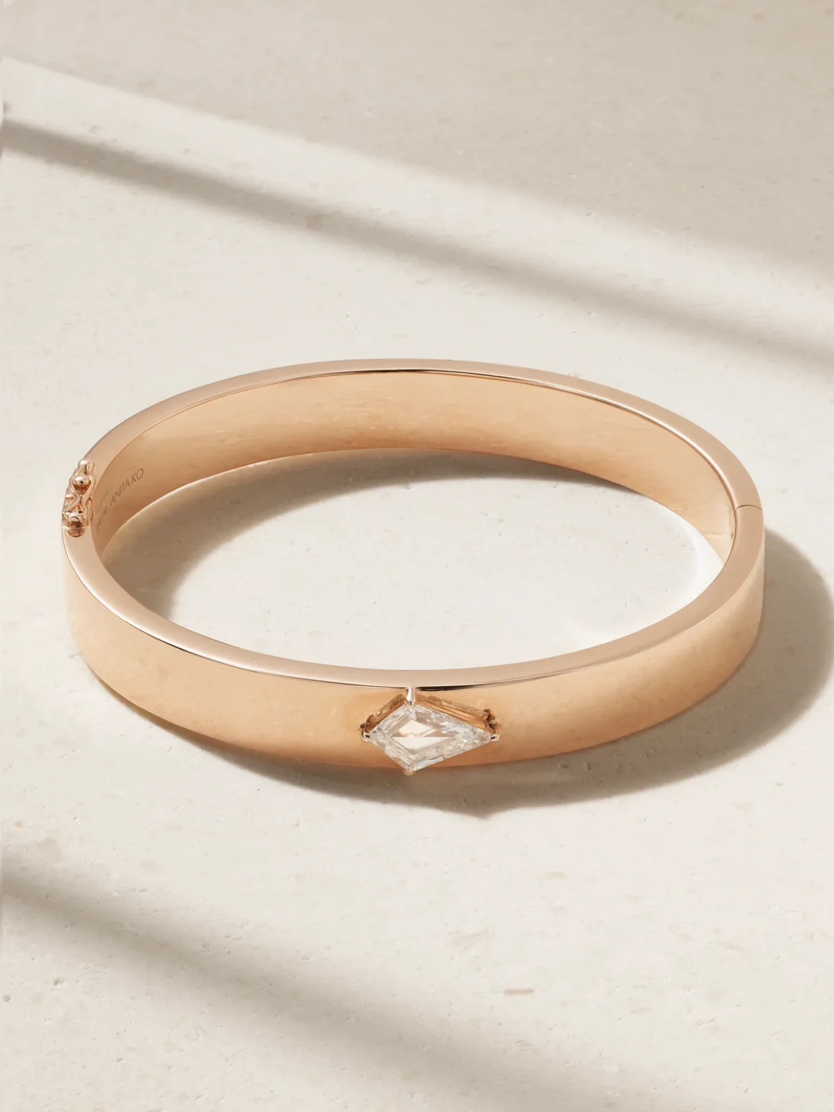 - 18-karat Rose Gold Diamond Bracelet -