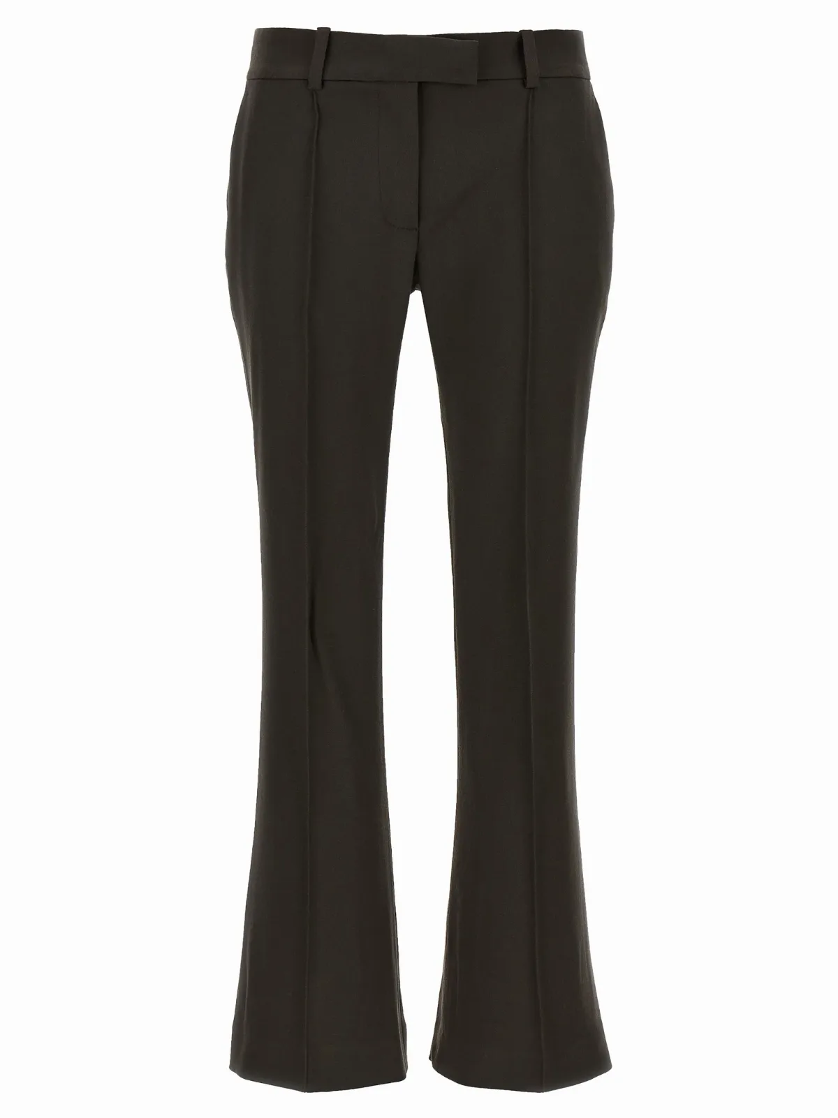 Virgin Wool Flared Trousers