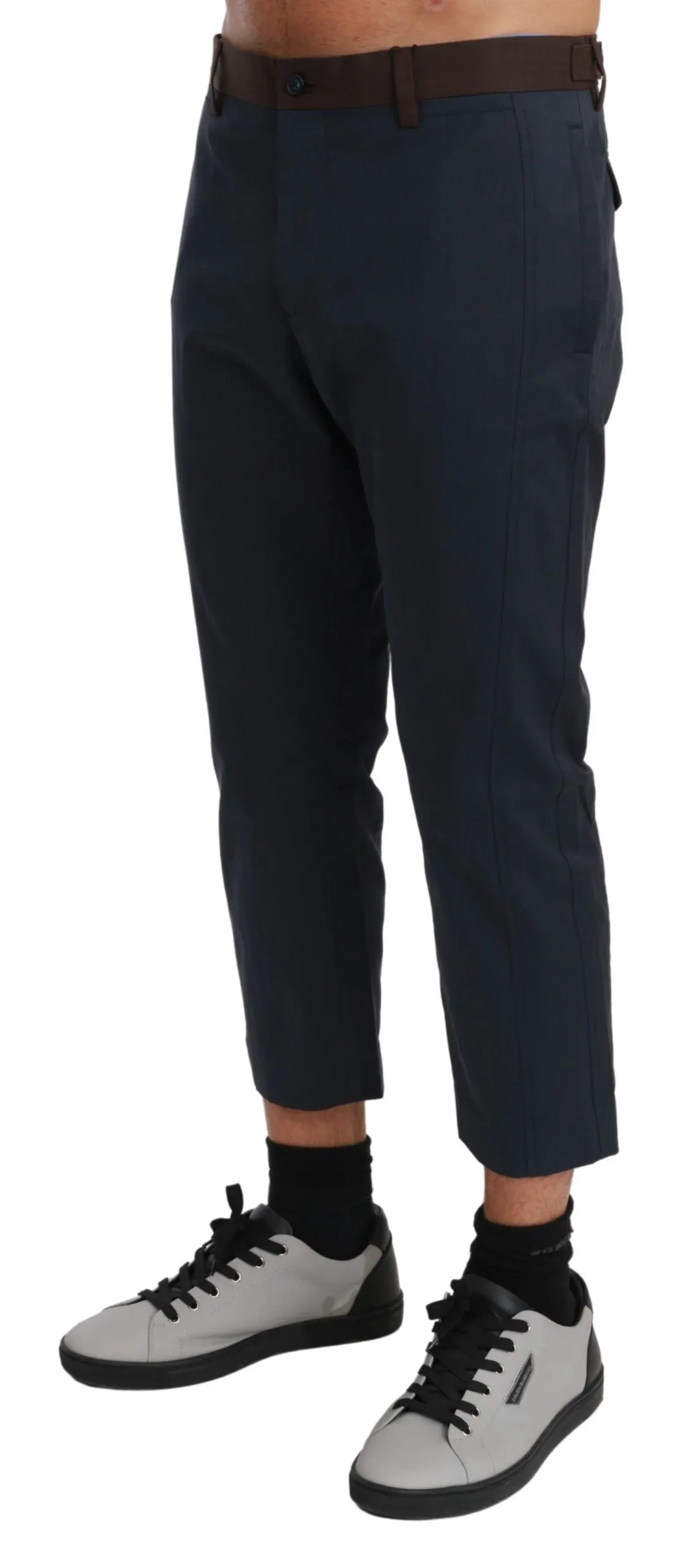 Striped Cropped Trousers