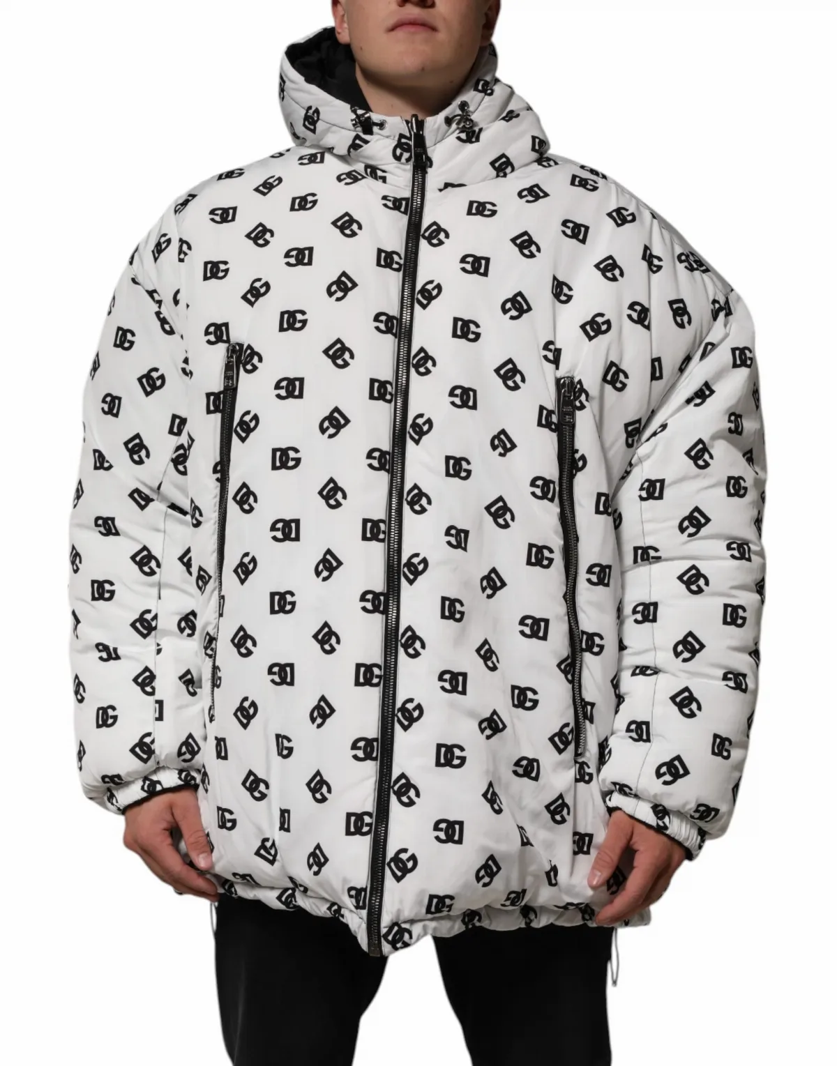Logo-Monogram Puffer Jacket