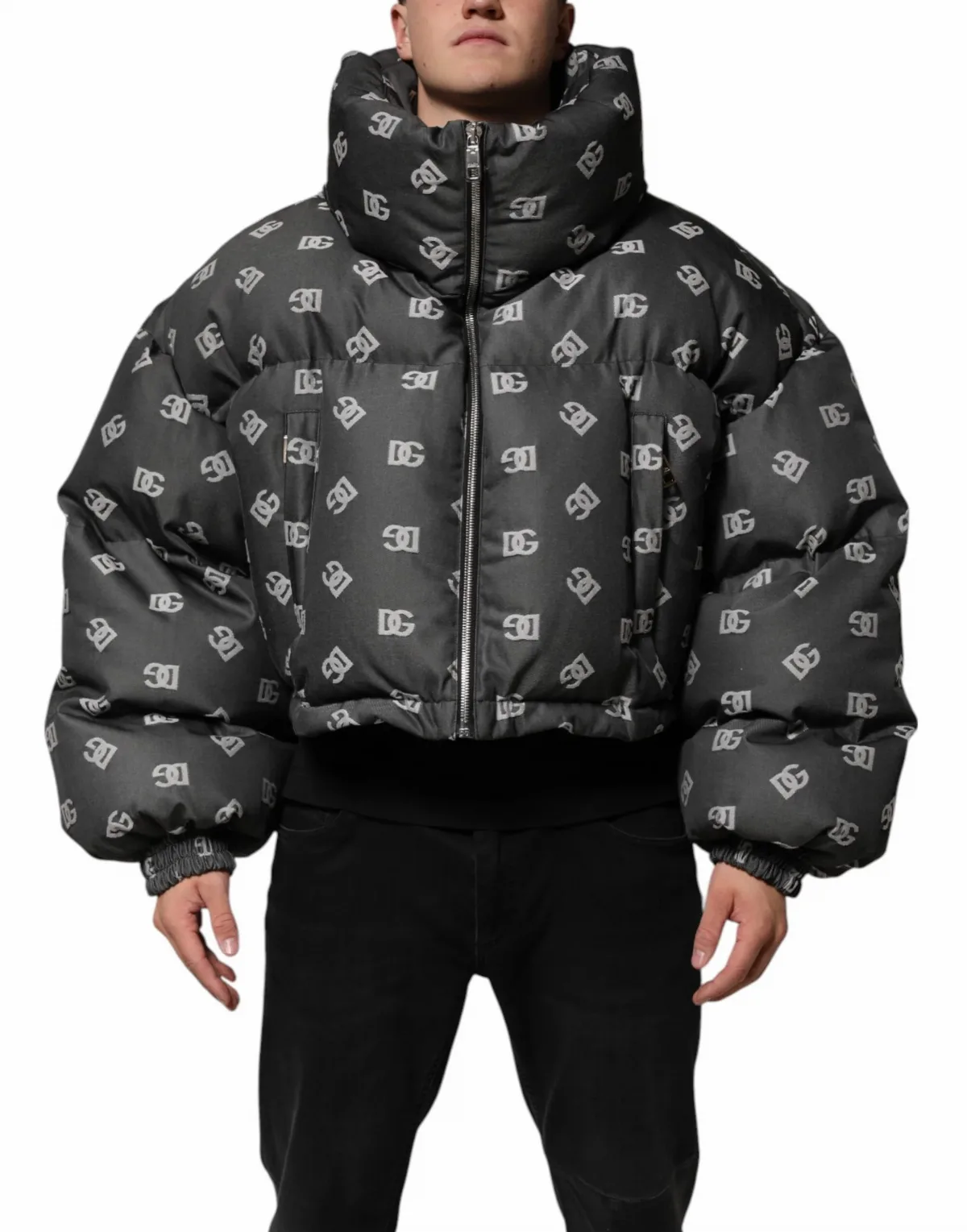DG Monogram Nylon Puffer Jacket