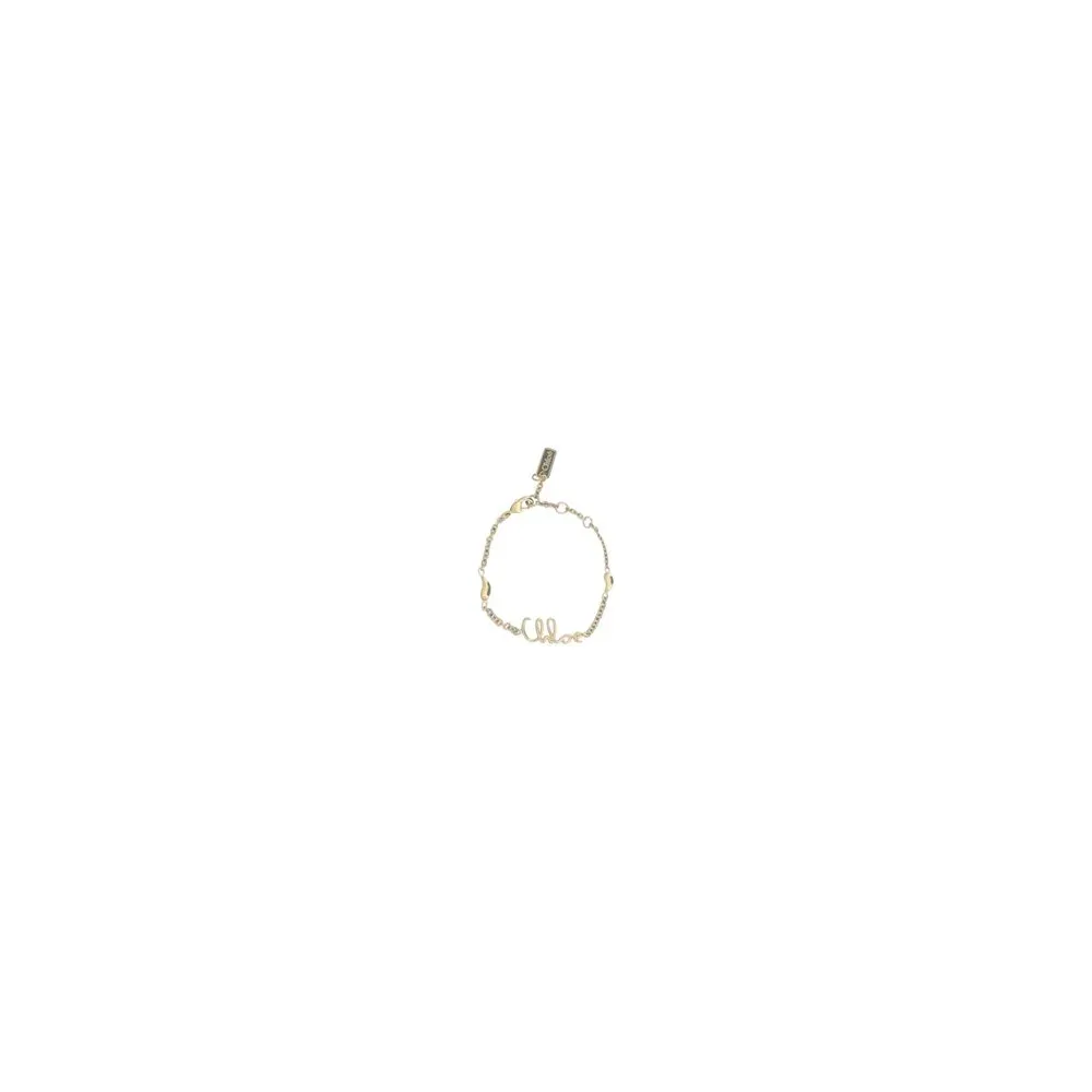 Logo Pendant Chain Link Bracelet by Chloé