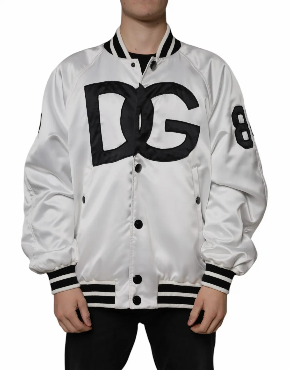 Logo Polyester Bomber Jacket