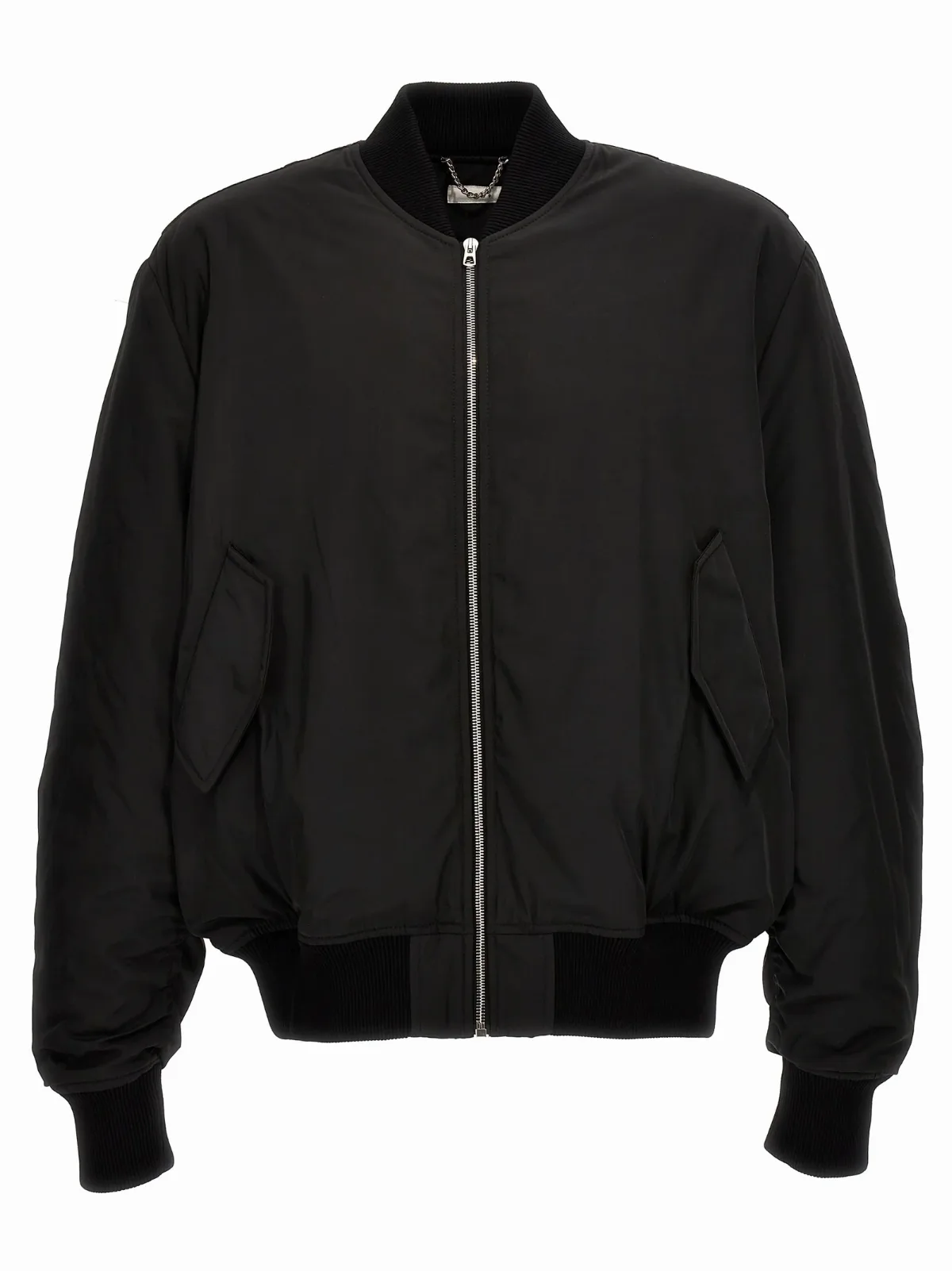 Padded Nylon Bomber Jacket