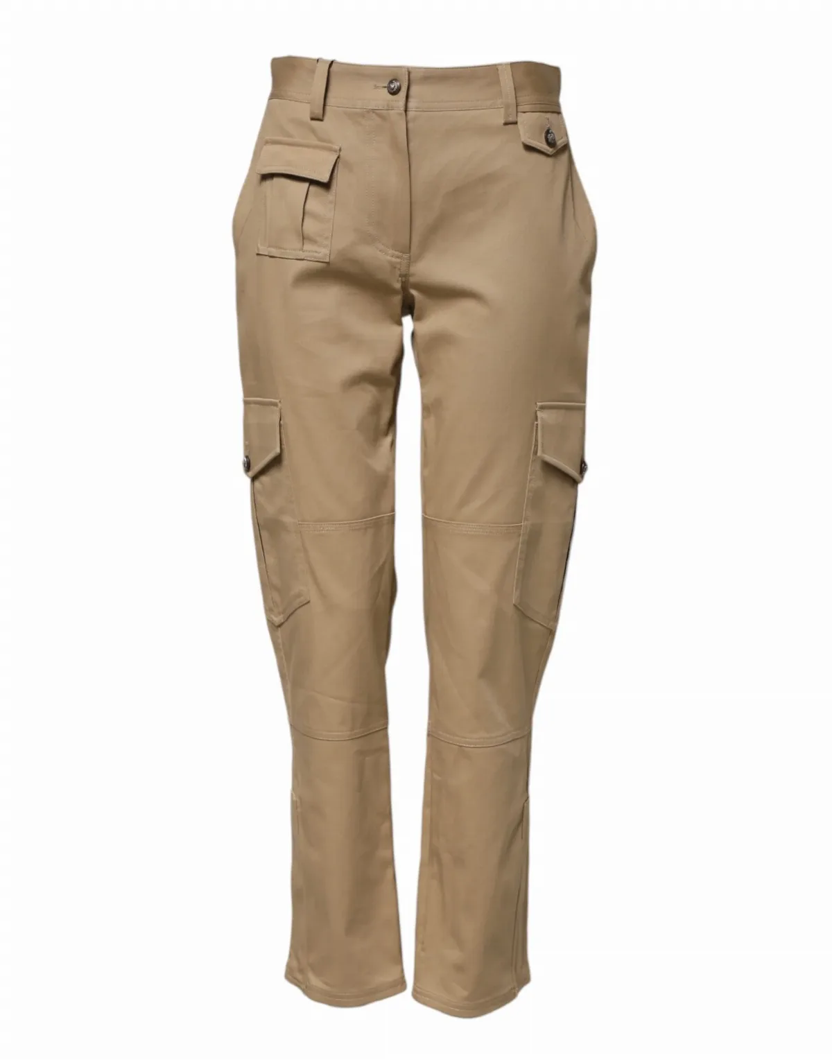 Cotton-Elastane Cargo Pants