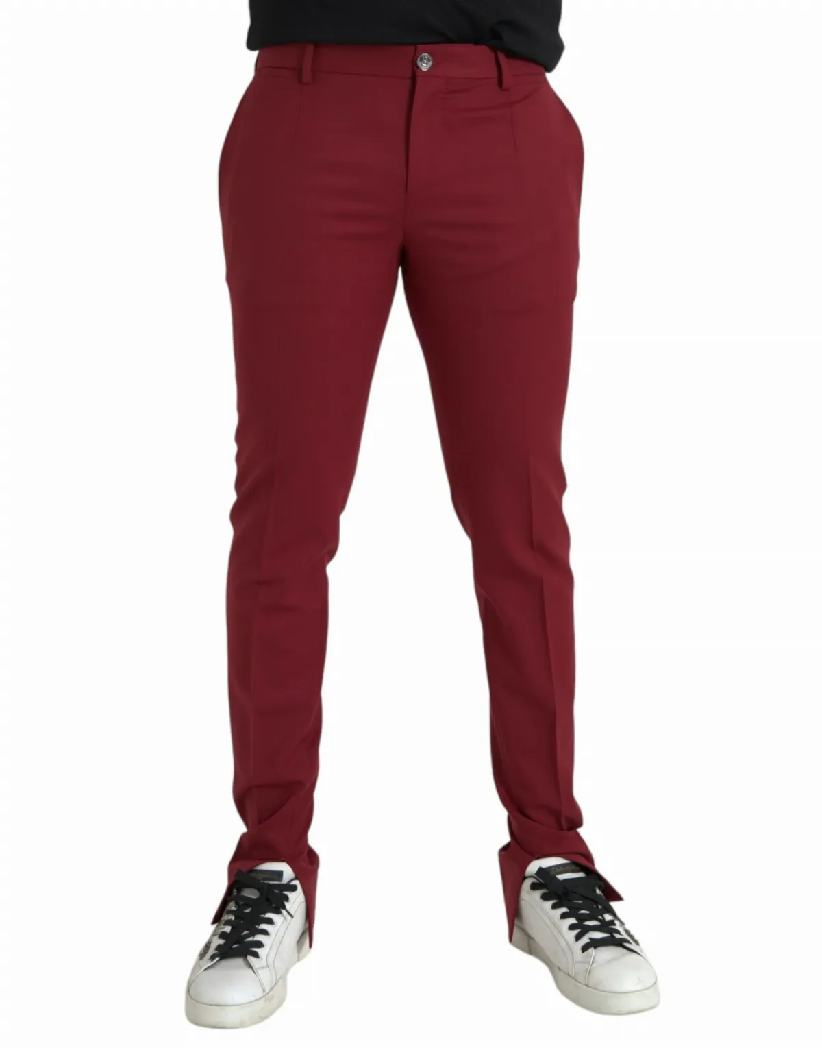 Wool Slim Fit Trousers