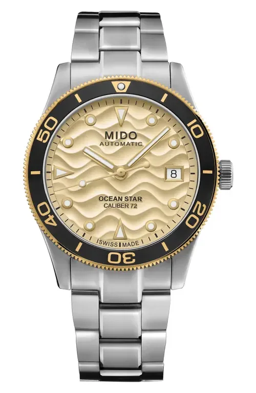 Ocean Star Captain Automatic Bracelet Watch, 39mm