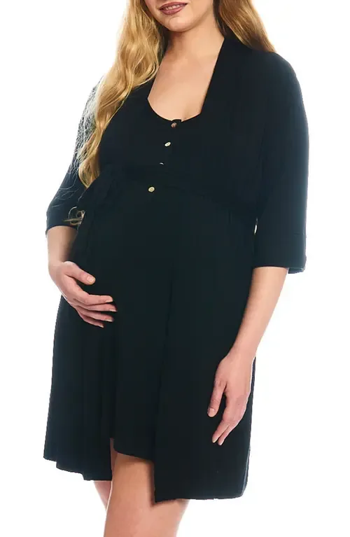 Elia During & After 2-Piece Maternity/Nursing Sleep Set