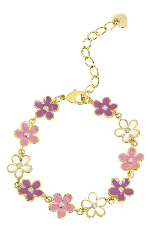 Floral Link Bracelet by Lily Nily