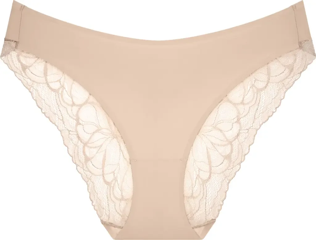 Body Make Up Illusion Lace Bikini Panties