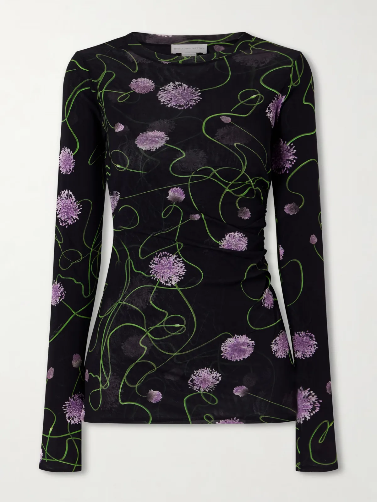 - Floral-print Jersey Top -
