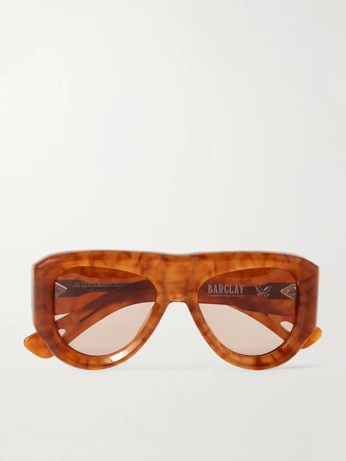 - Barclay D-frame Tortoiseshell Acetate Sunglasses - by Jacques Marie Mage