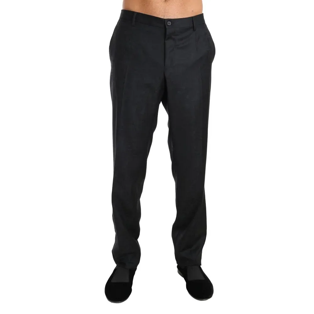 Cotton Formal Trousers by Dolce & Gabbana