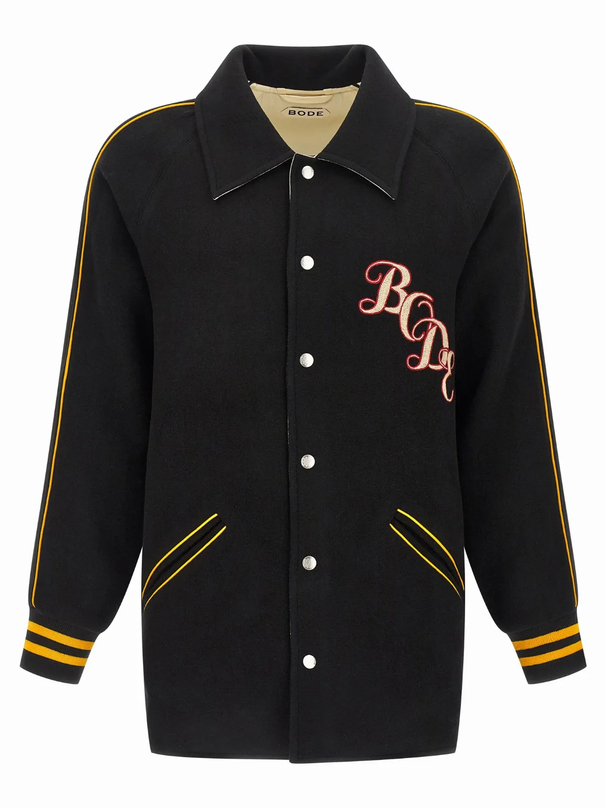 Monogram Snap Reversible Wool Jacket