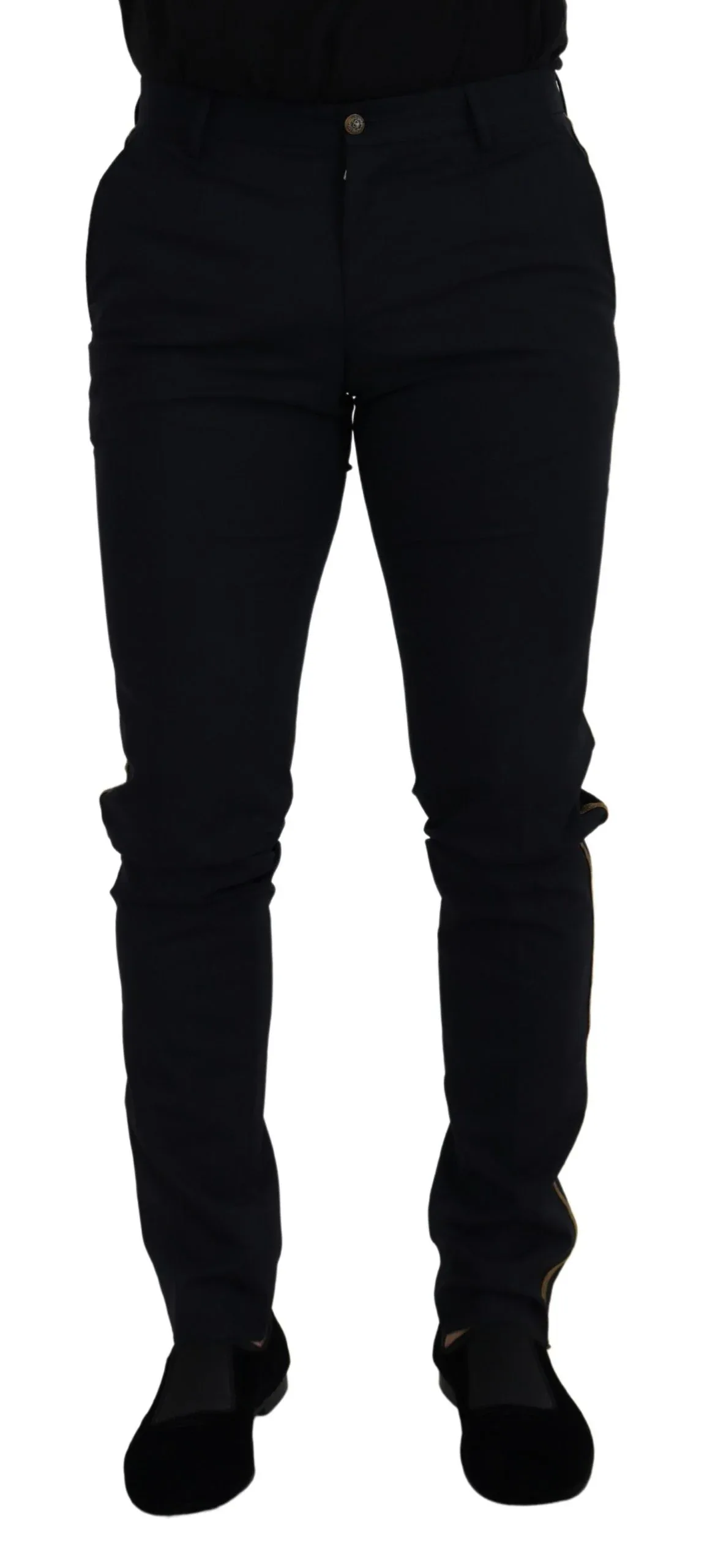 Wool Slim Formal Trousers