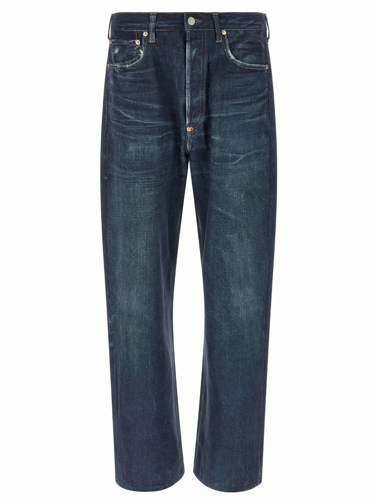 Linen-Cotton Blend Jeans