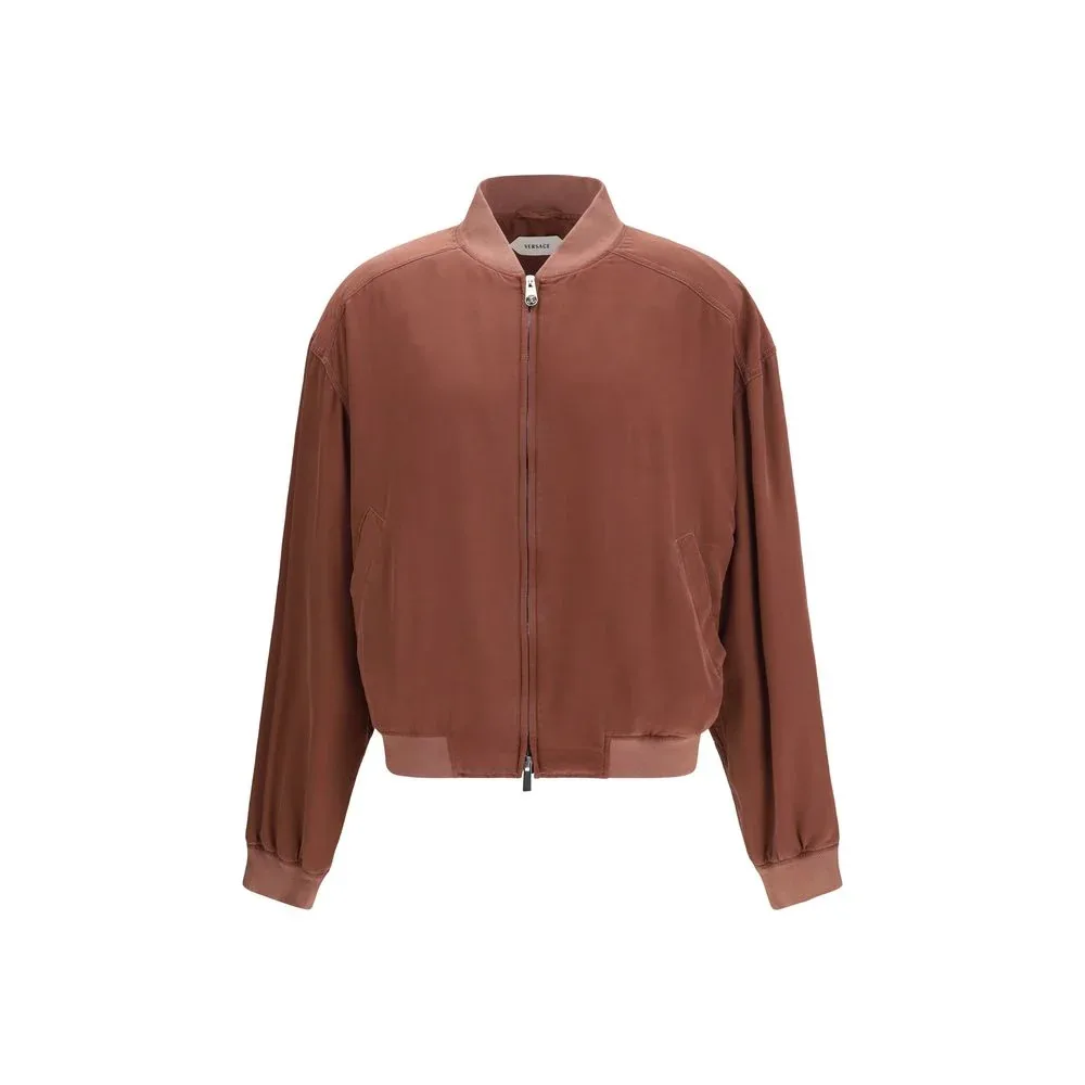Silk Bomber Jacket by Versace
