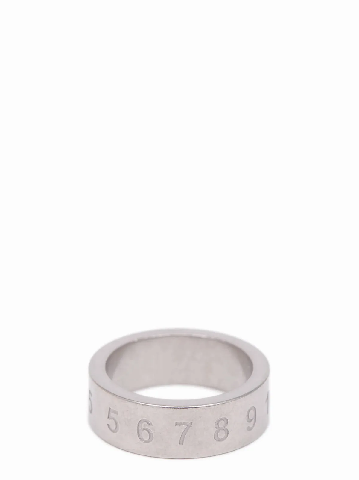 Engraved Number Reference Ring by Maison Margiela