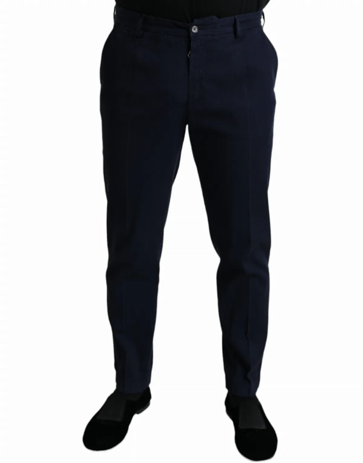 Cotton Stretch Slim Fit Trousers
