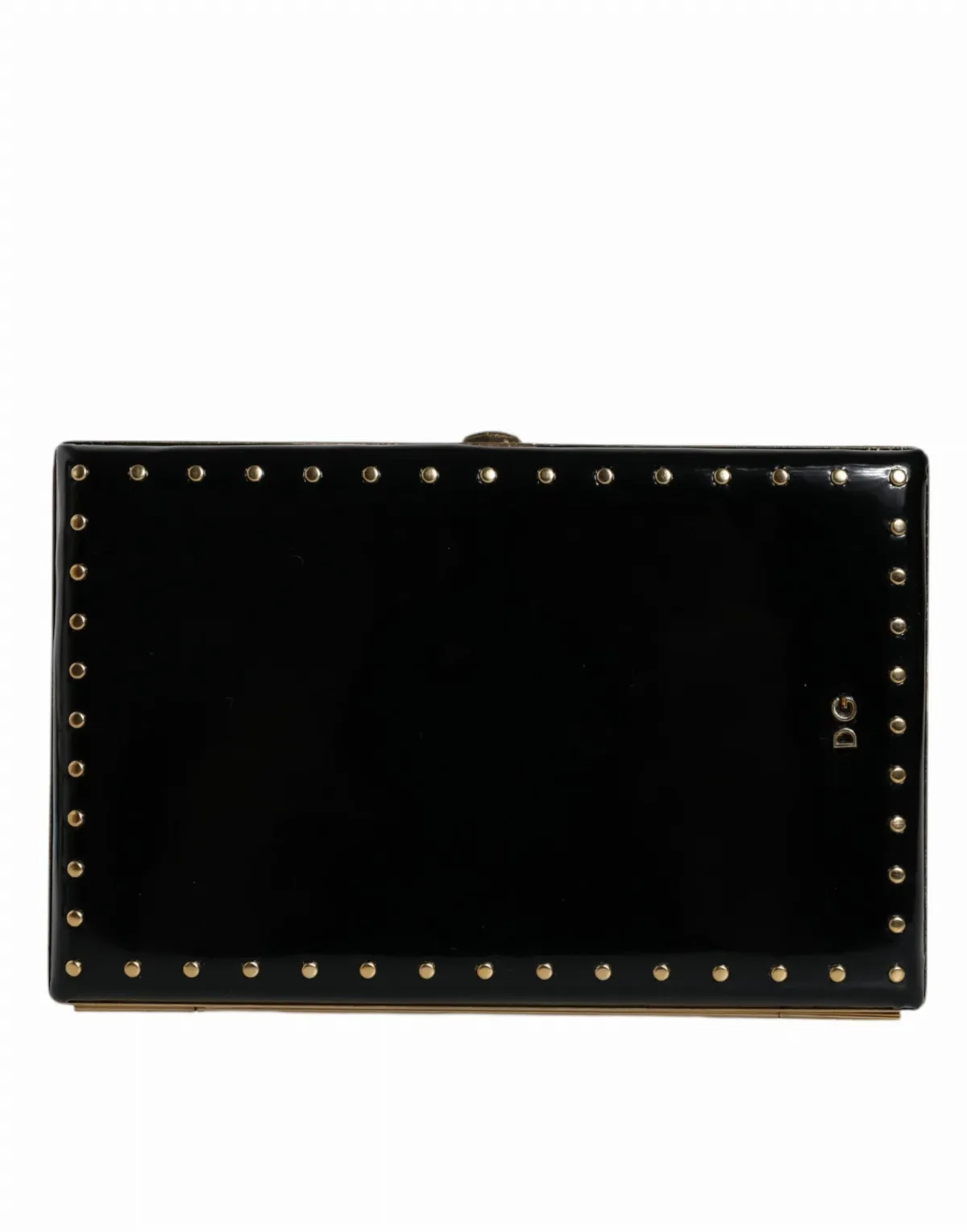 Studded Leather Clutch