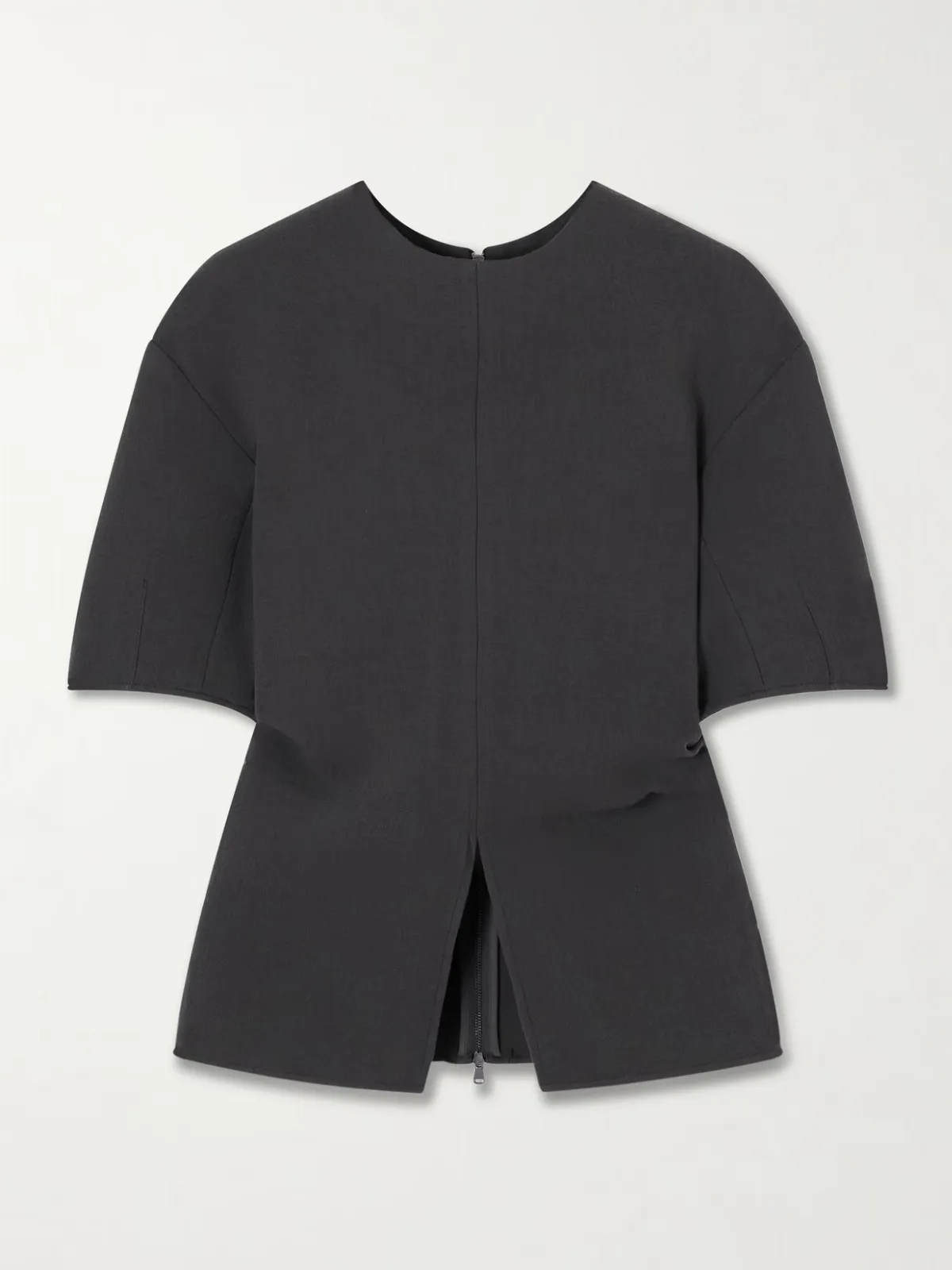 - Wool-crepe Top -